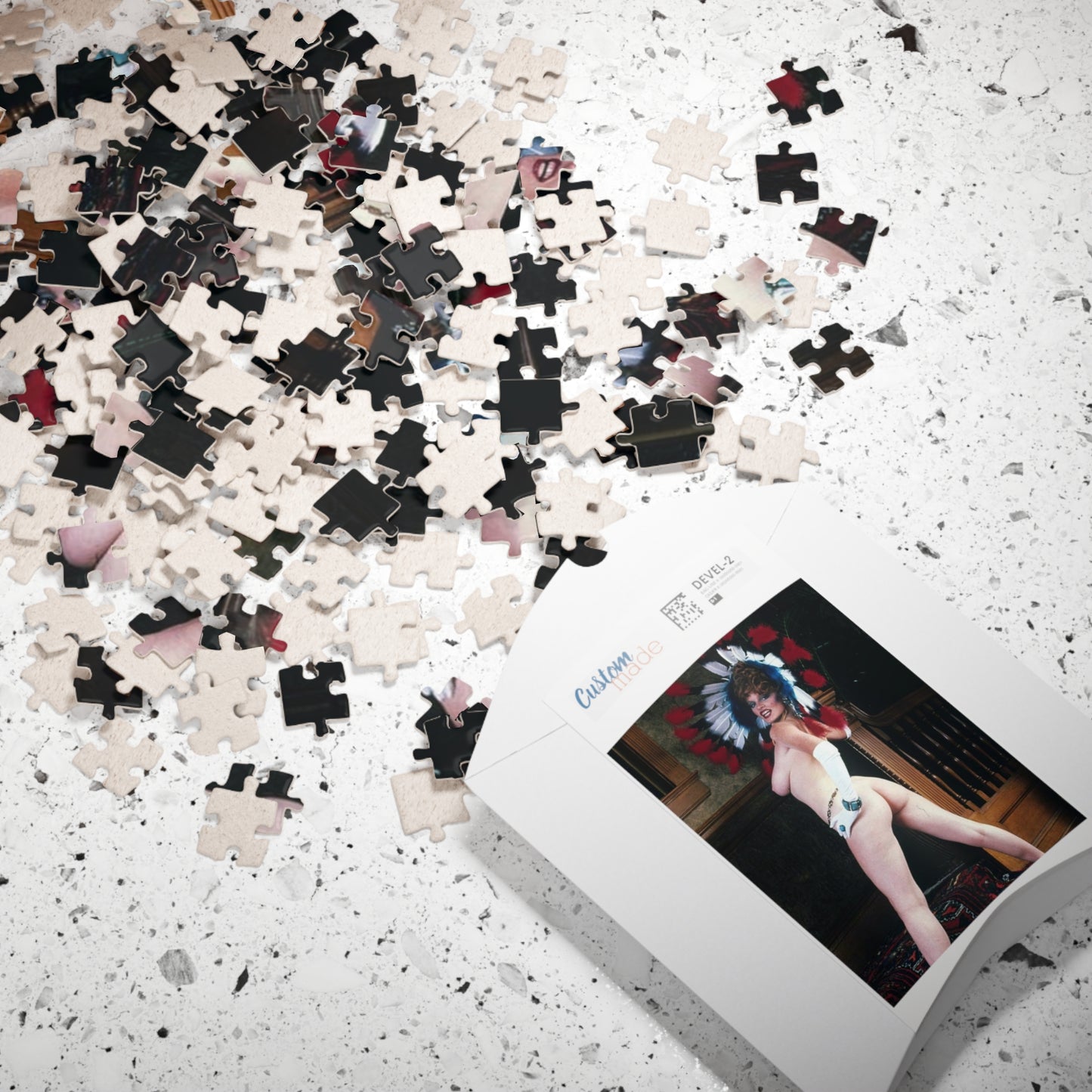 Puzzle (110, 252, 500, 1014-piece) Retro Porn Star Lisa De Leeuw Nude
