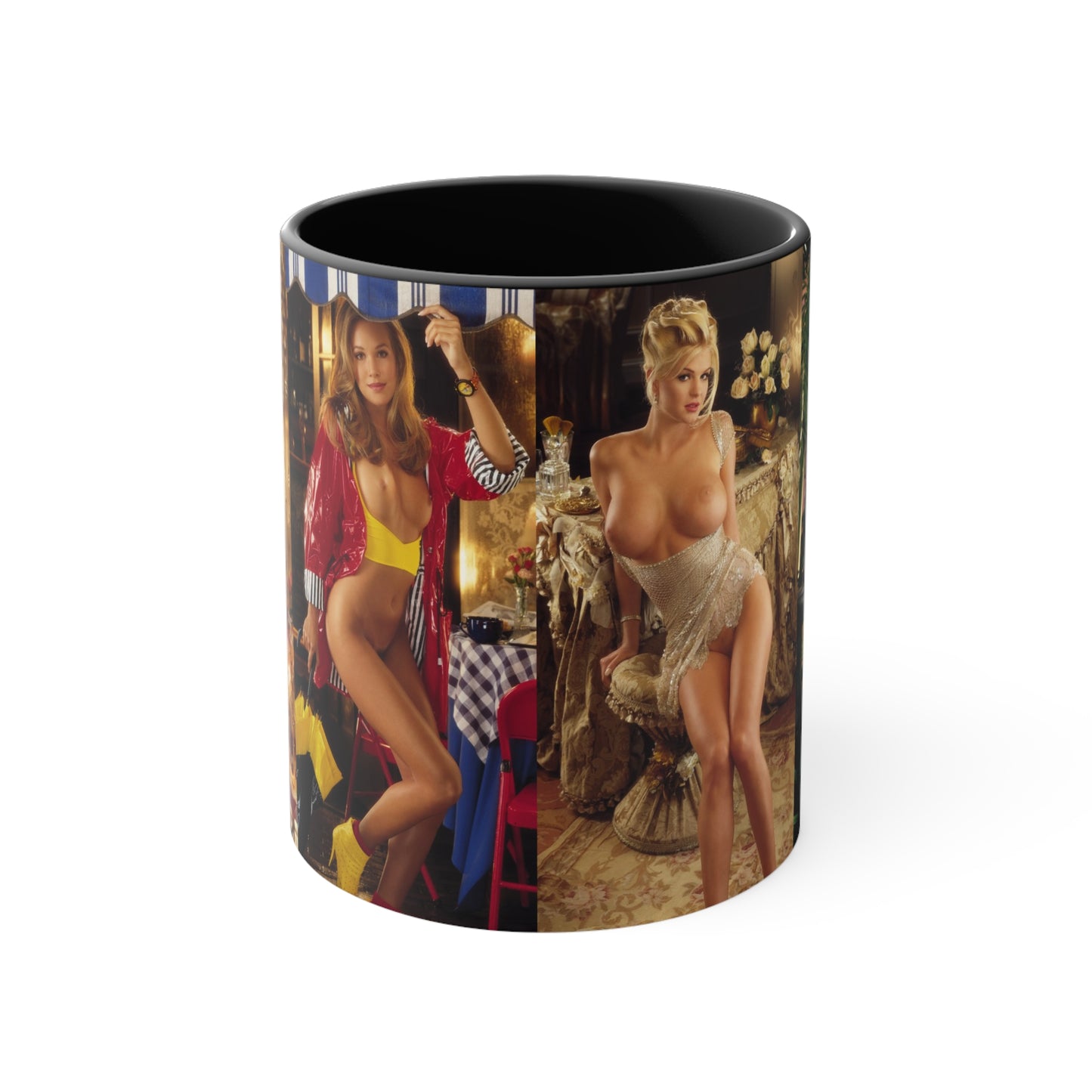 Accent Coffee Mug, 11oz Playboy Playmates 1996 January - April