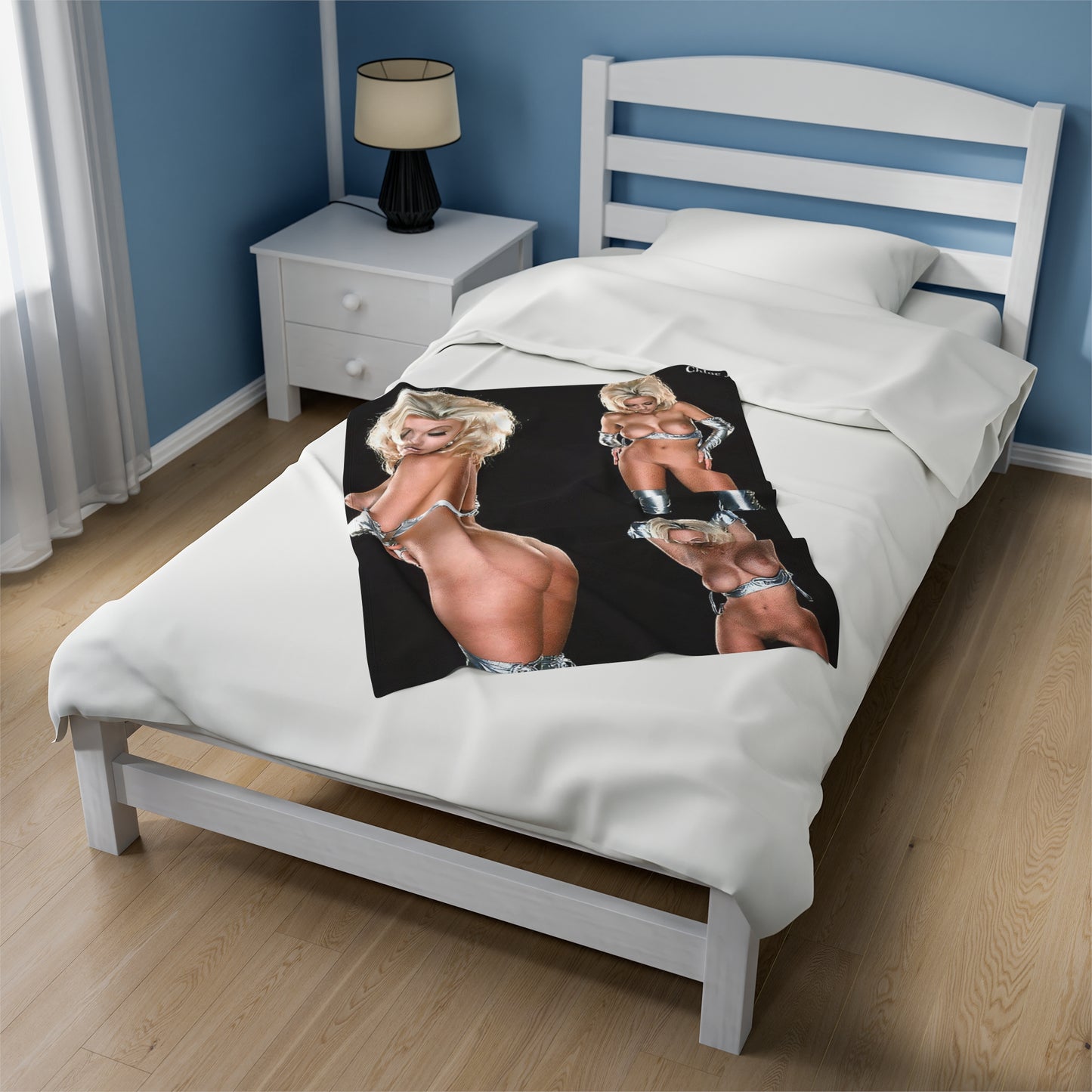 Velveteen Plush Blanket Pornstar Chloe Jones Nude