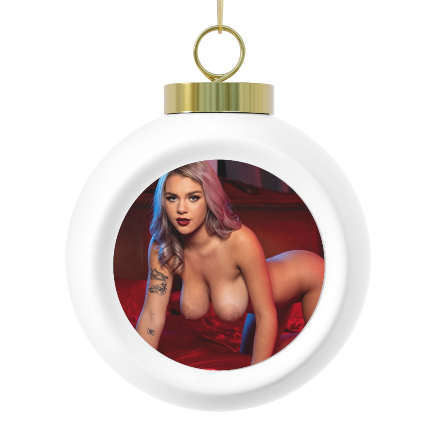 Christmas Ball Ornament Porn Star Gabbie Carter Nude