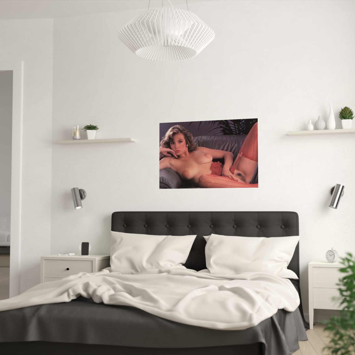 Satin Posters (210gsm) Retro Porn Star 1980s Traci