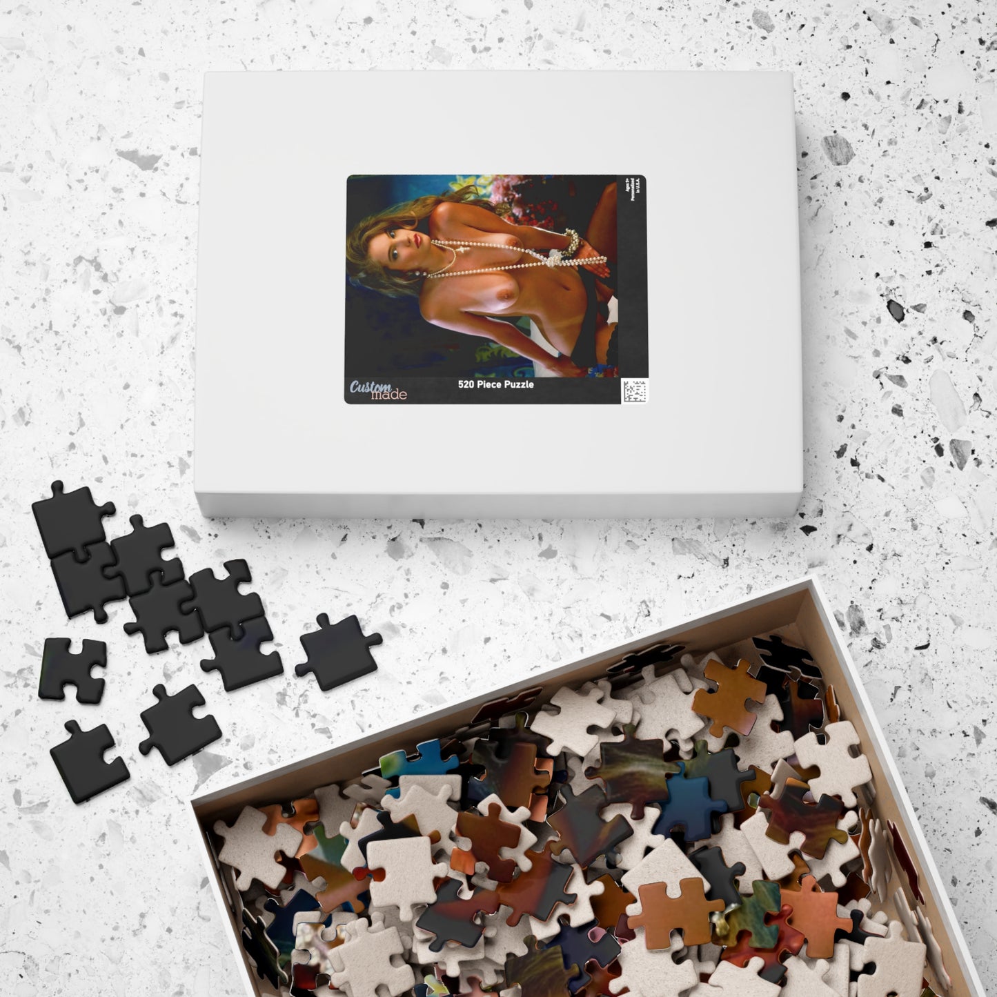 Puzzle (110, 252, 520, 1014-piece) Retro Adult Star Bonita Saint Nude