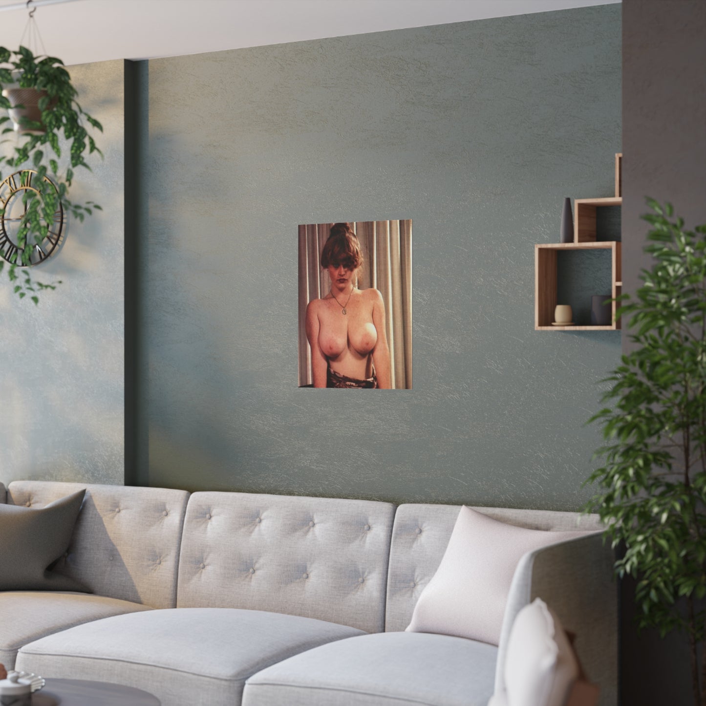 Satin Posters (210gsm) Retro Pornstar Lisa De Leeuw Nude