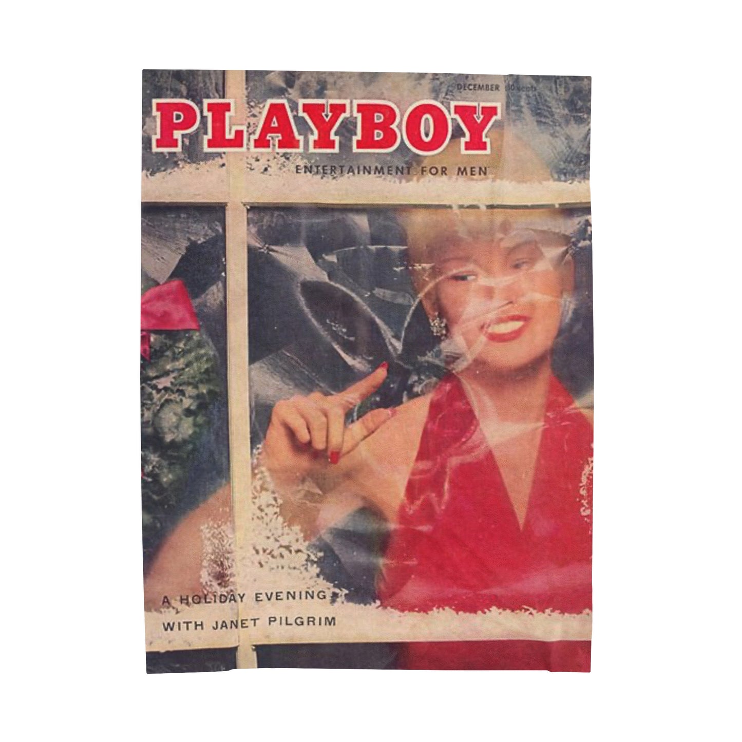 Velveteen Plush Blanket Magazine Cover December 1957