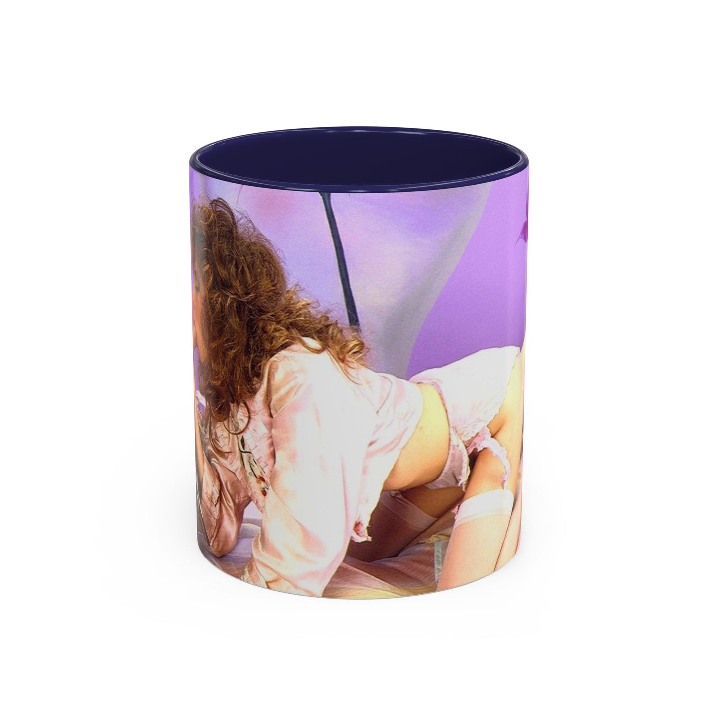 Accent Coffee Mug (11, 15oz) Traci Lords Nude Naked Retro