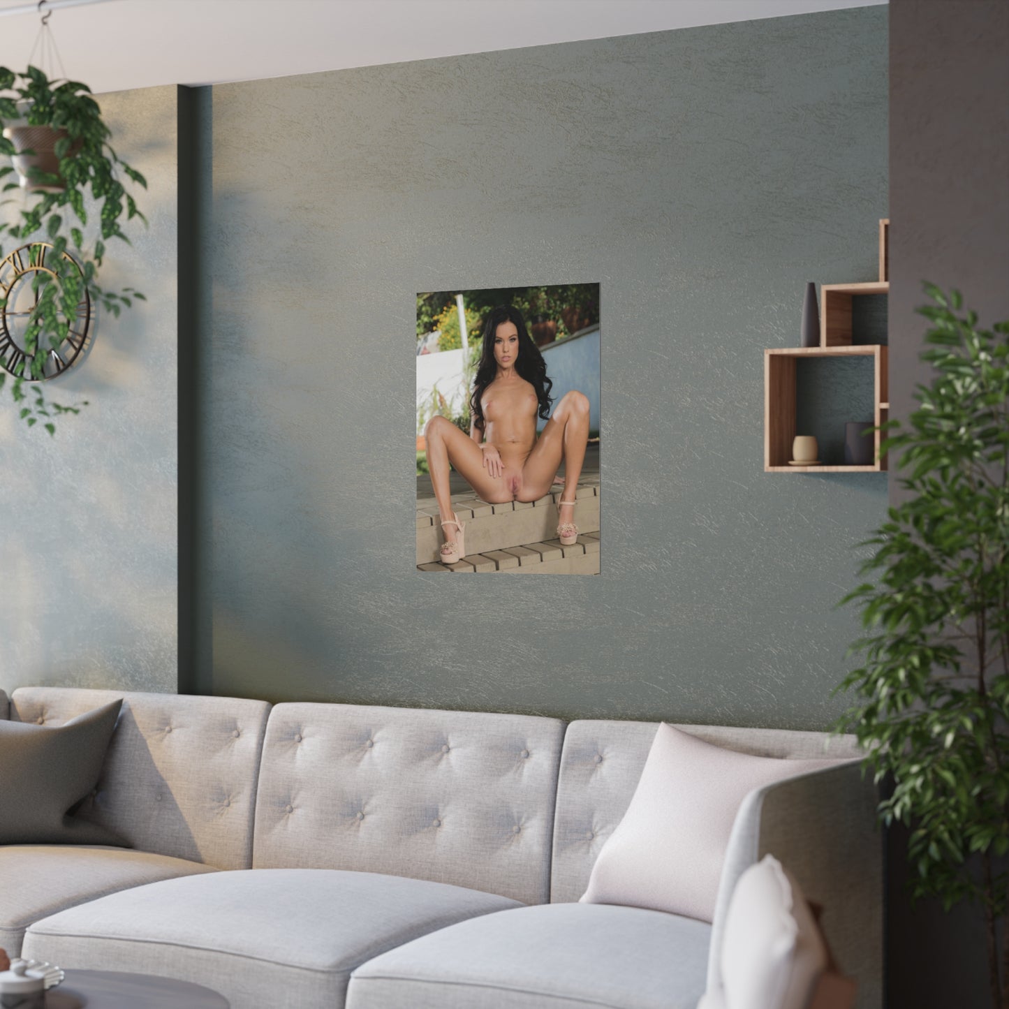 Satin Posters (210gsm) Megan Rain Nude #3