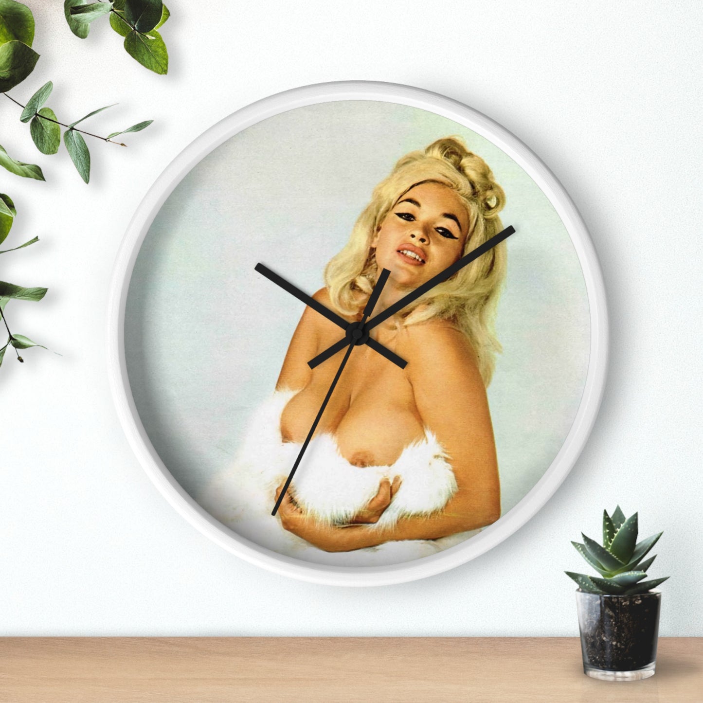 Wall Clock Jayne Mansfield Nude