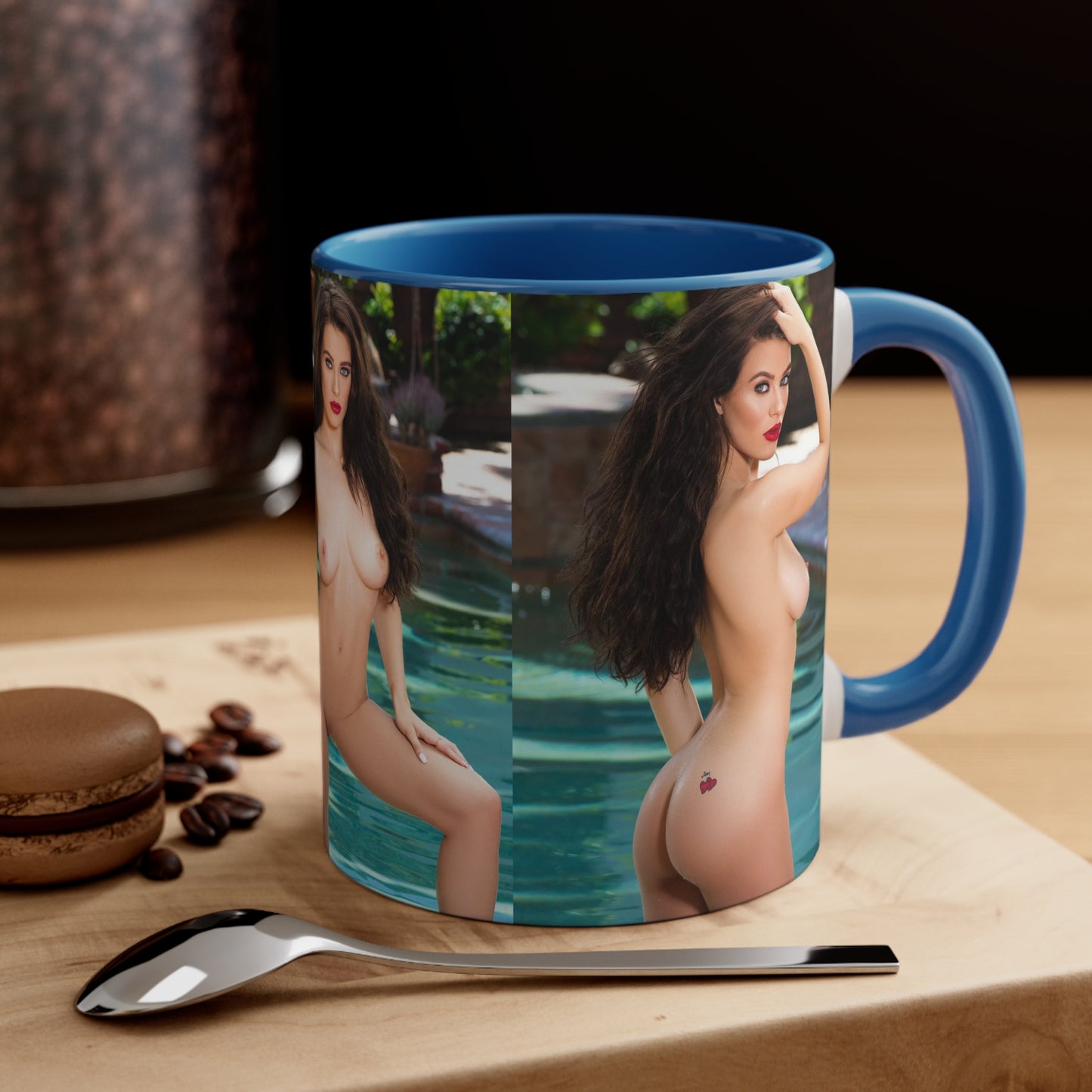 Accent Coffee Mug, 11oz Lana Rhoades Nude