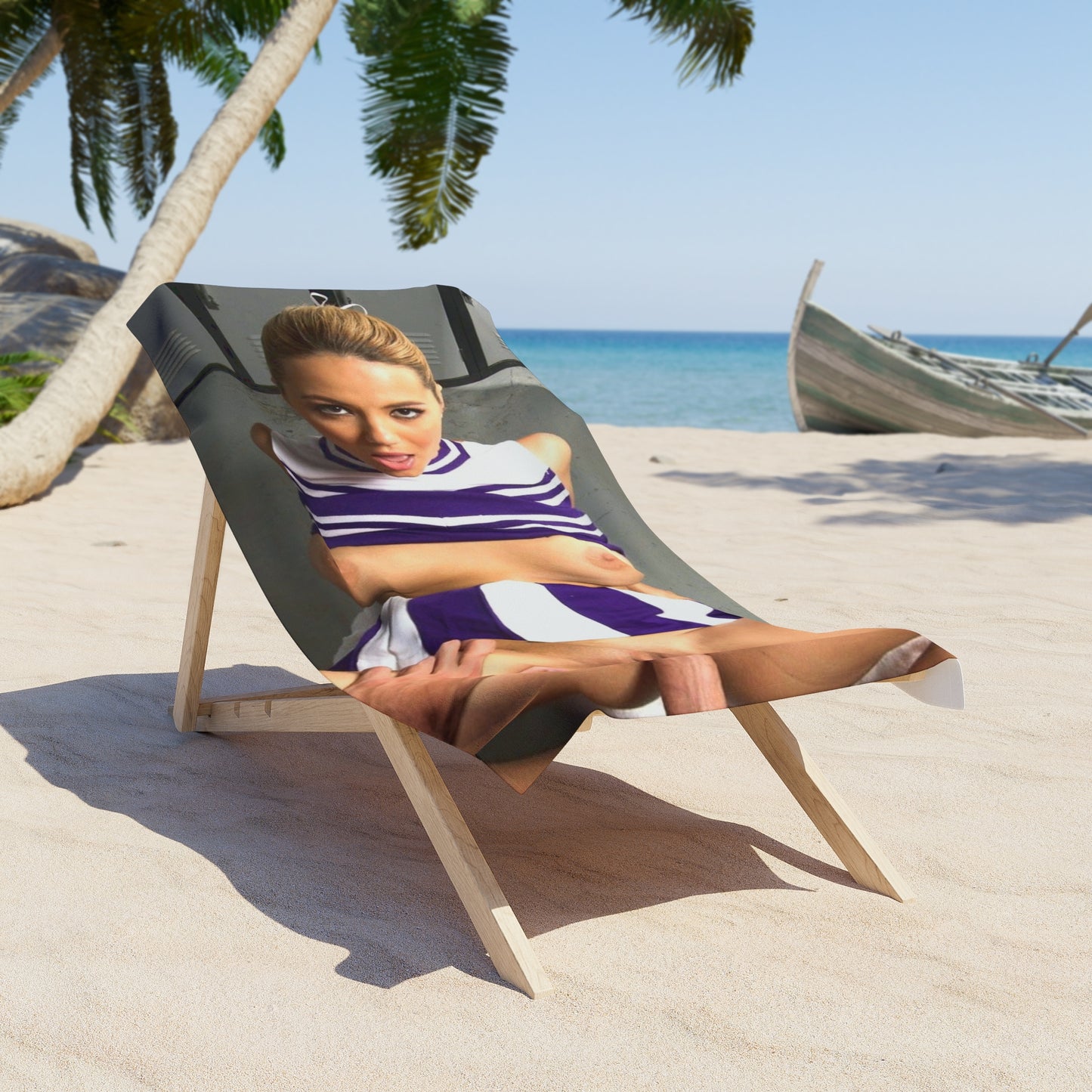 Beach Towel Ashlynn Brooke POV Cumrag Cum Rag Nude Naked Cheerleader