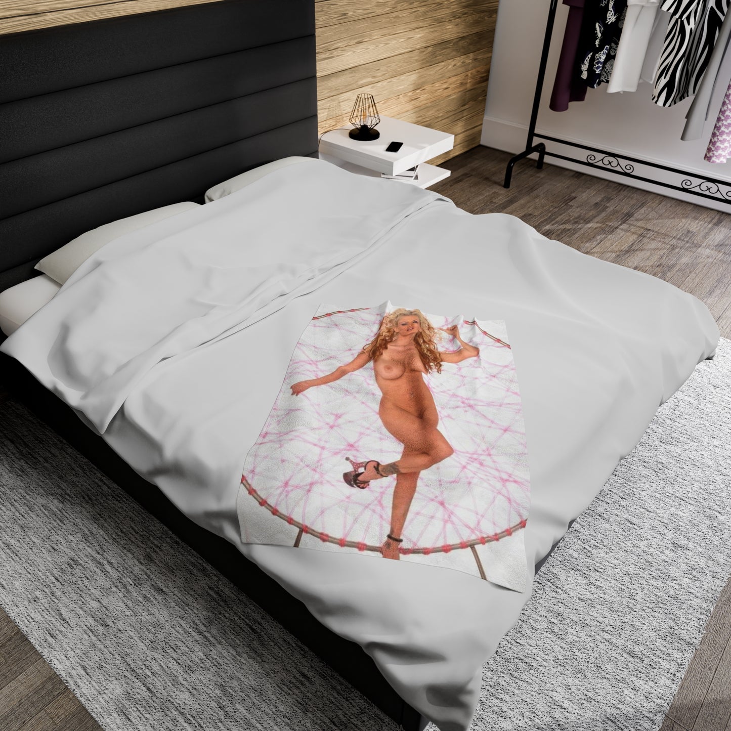 Velveteen Plush Blanket Pornstar Jenna Jameson Nude