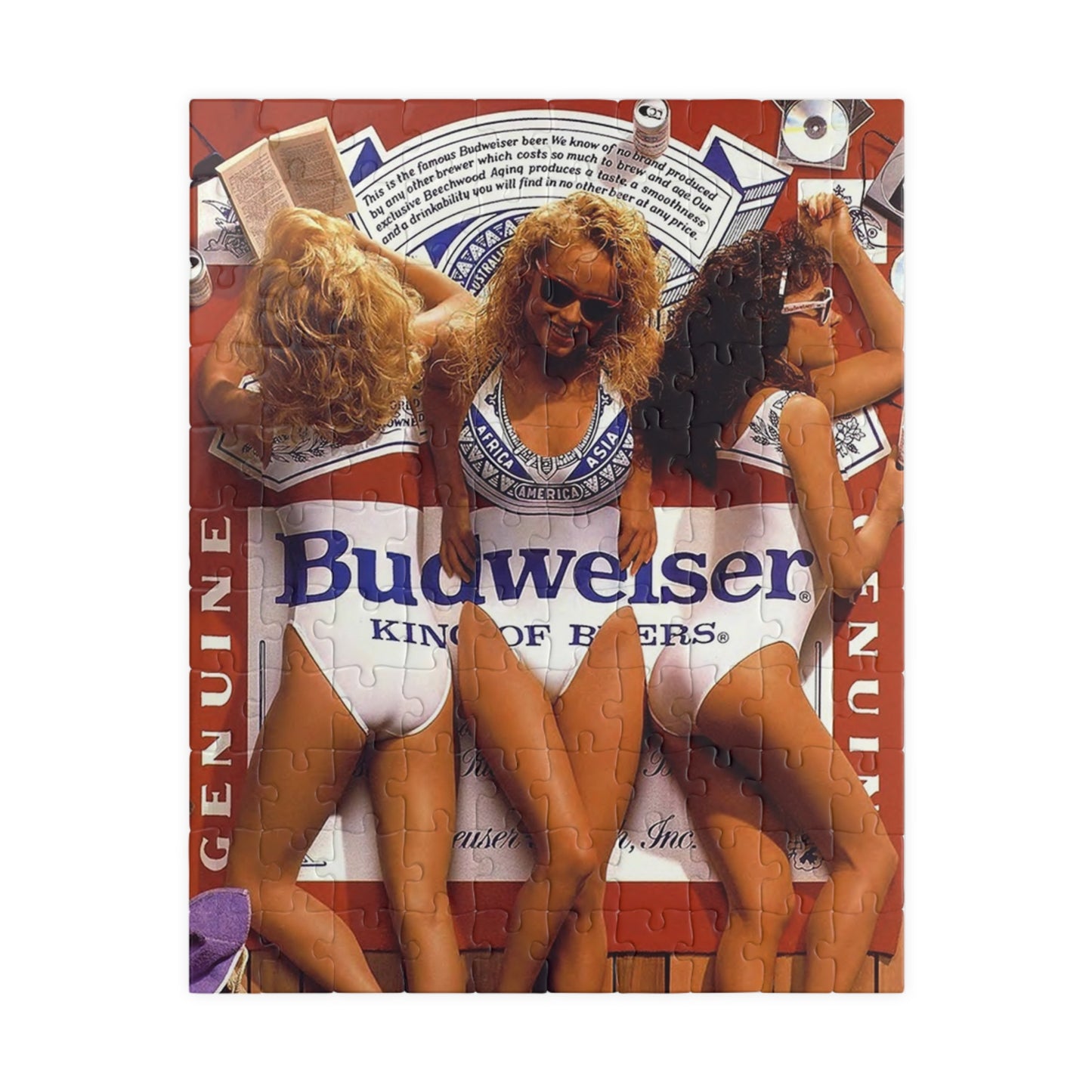 Puzzle (110, 252, 520, 1014-piece) 90s Budweiser Ad