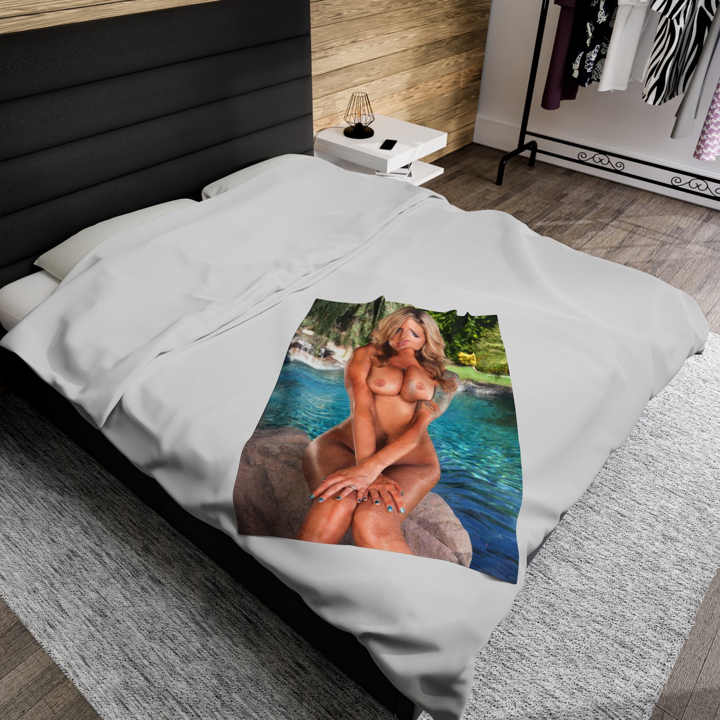 Velveteen Plush Blanket Pornstar Teagan Presley Nude