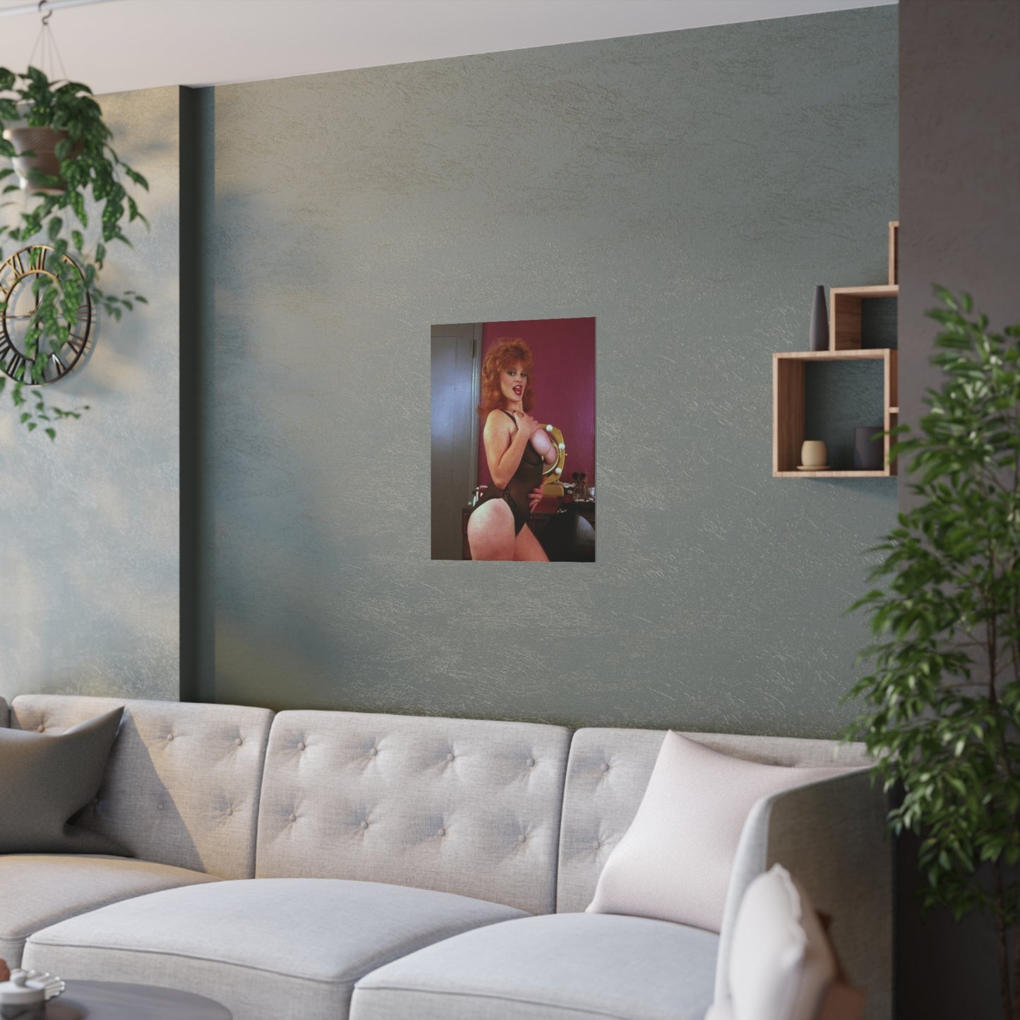 Satin Posters (210gsm) Retro Pornstar Lisa De Leeuw Nude