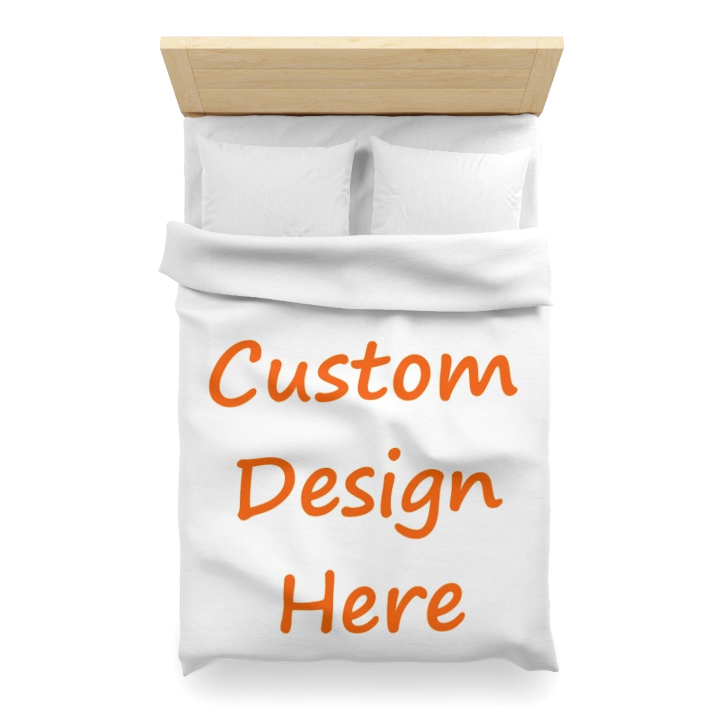 Microfiber Duvet Cover Custom Purchase & Message Artwork! No Limits!