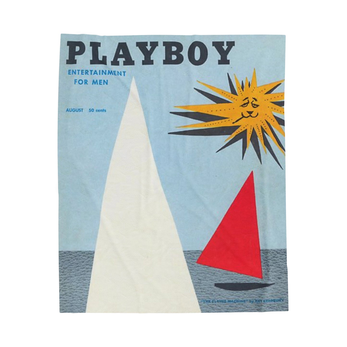 Velveteen Plush Blanket Magazine Cover August 1954