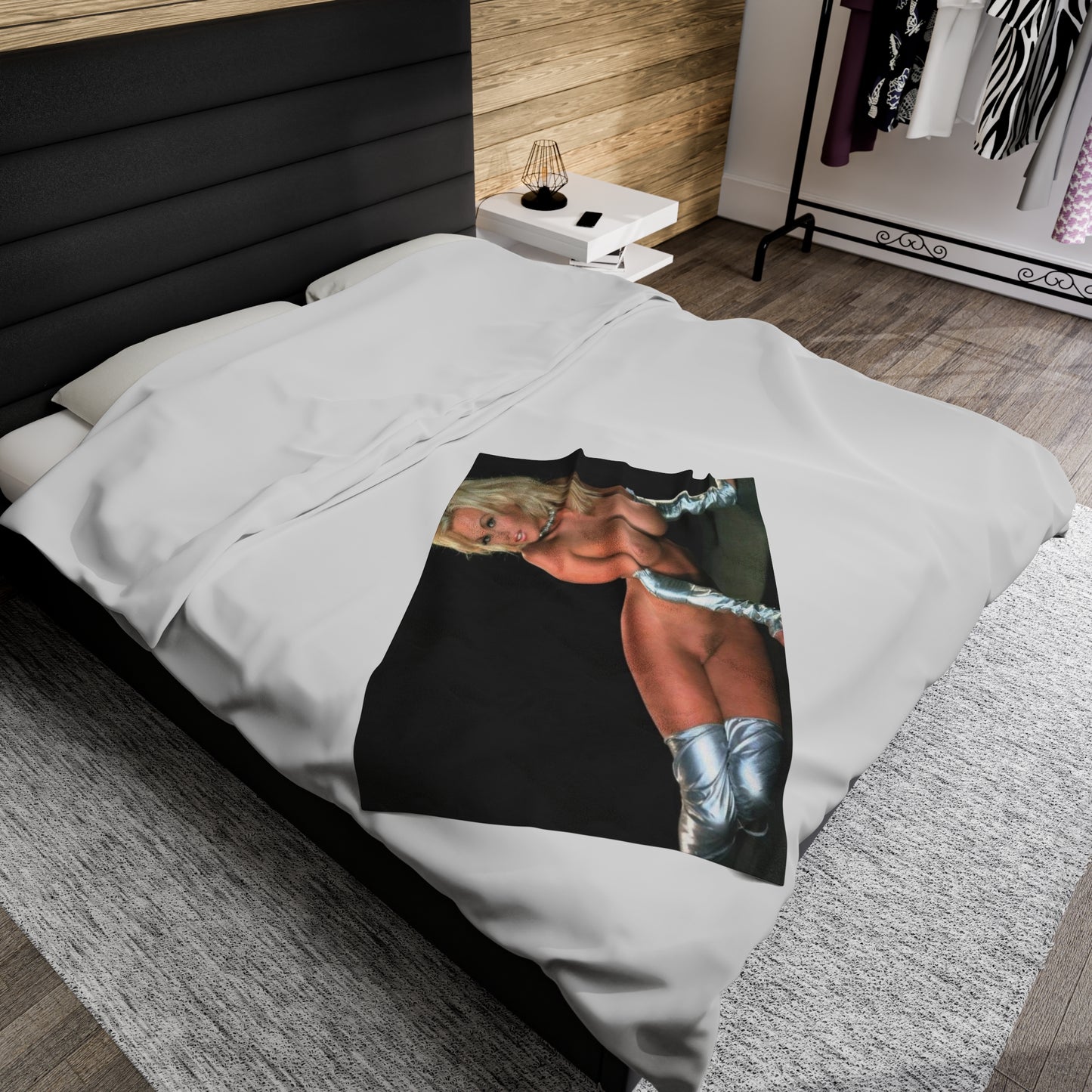 Velveteen Plush Blanket Pornstar Chloe Jones Nude