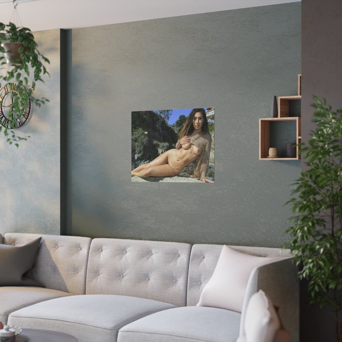 Satin Posters (210gsm) Eva Lovia Nude