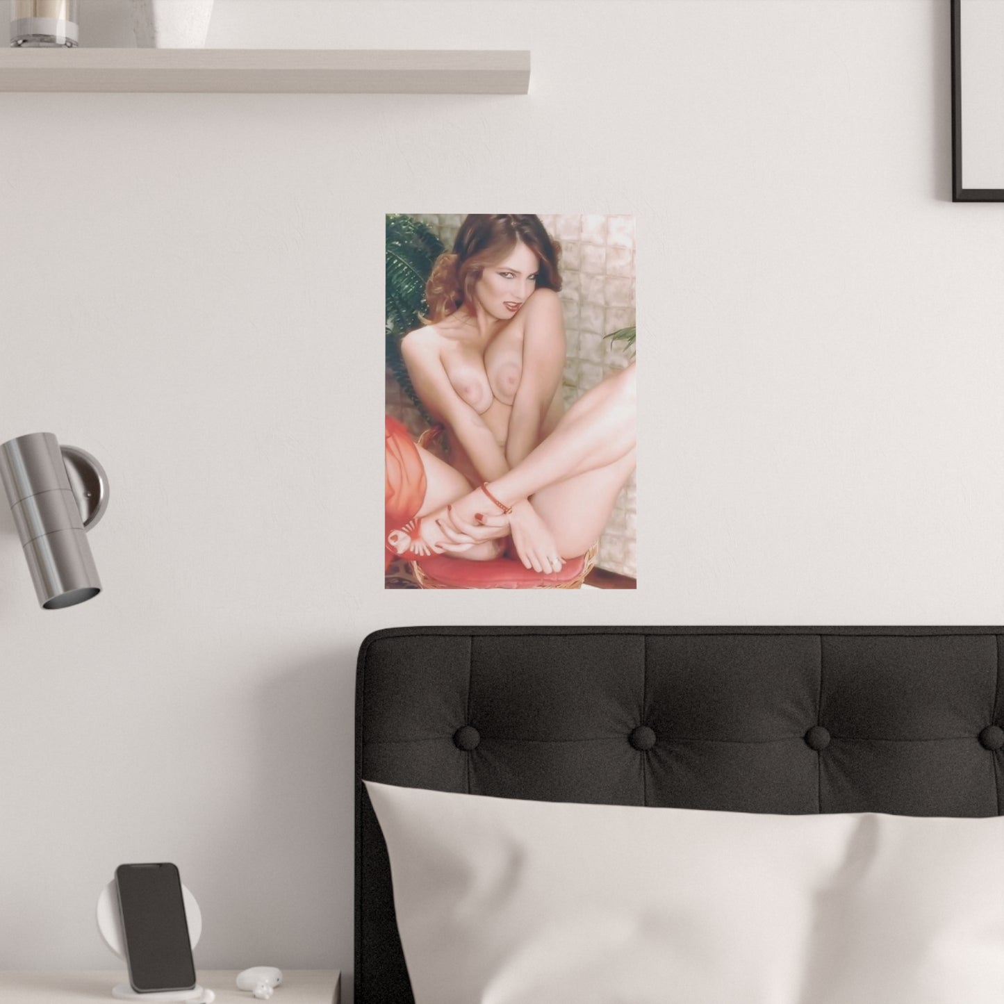 Satin Posters (210gsm) Retro 80s Adult Star Nude