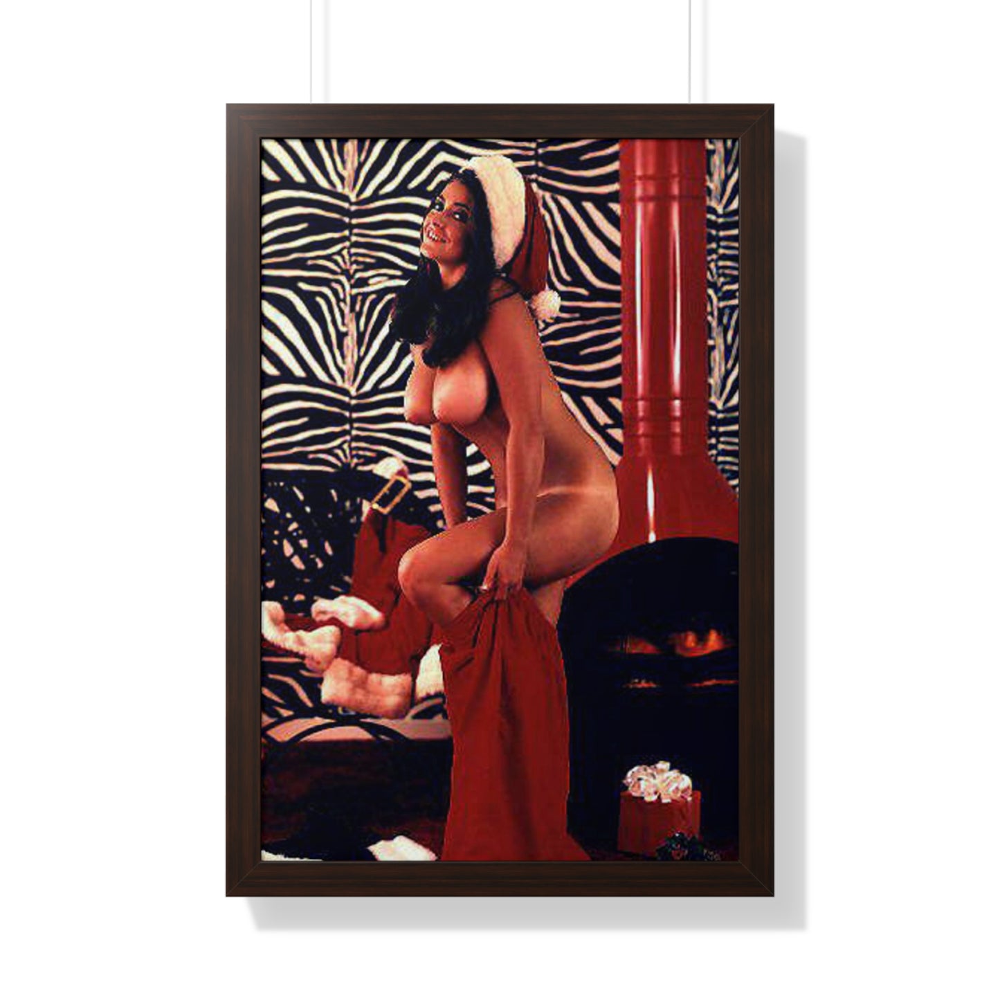 Framed Vertical Poster Playboy Playmate Cynthia Myers Nude