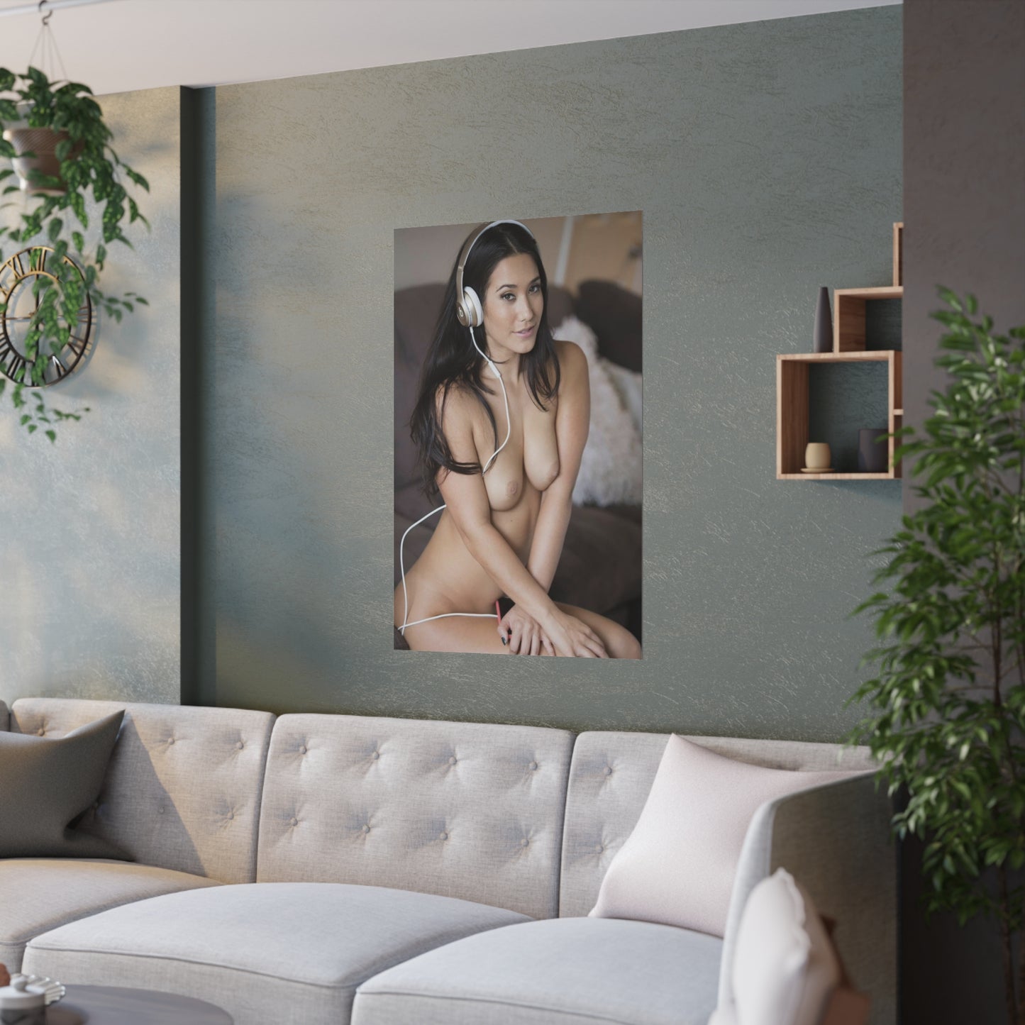 Satin Posters (210gsm) Eva Lovia Nude