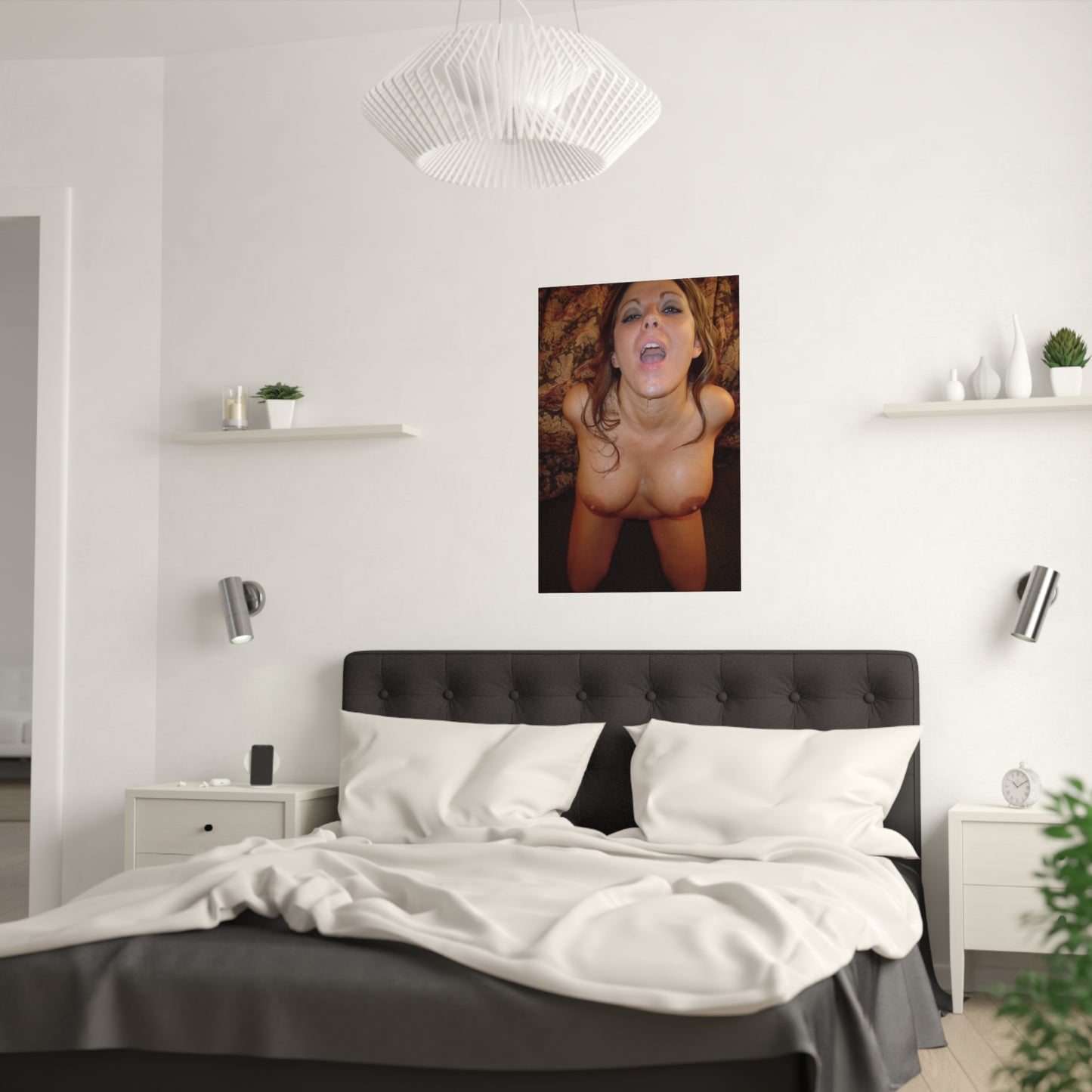 Satin Posters (210gsm) Target Practice Nude