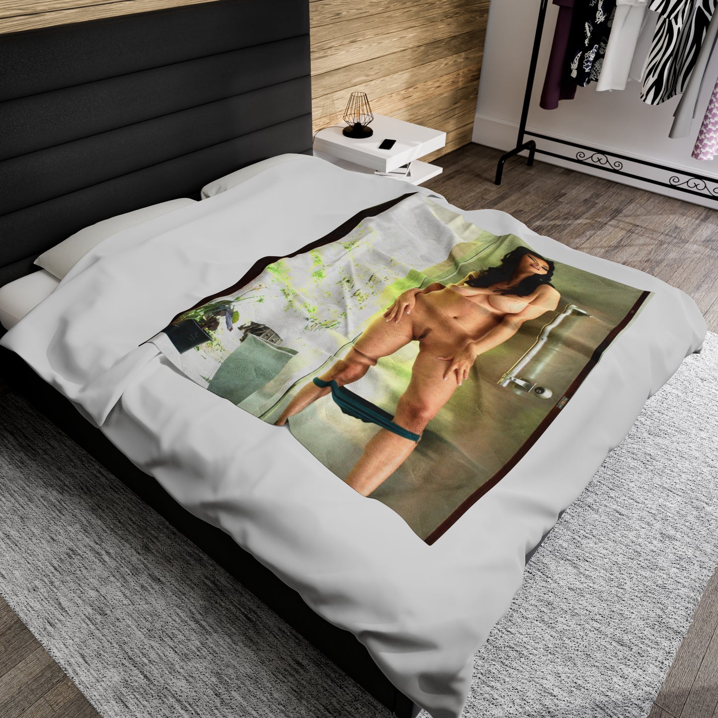 Velveteen Plush Blanket Porn Star Tera Patrick Nude