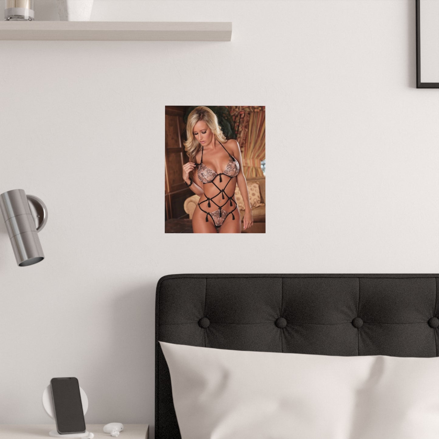 Satin Posters (210gsm) Hot Blonde Lingerie