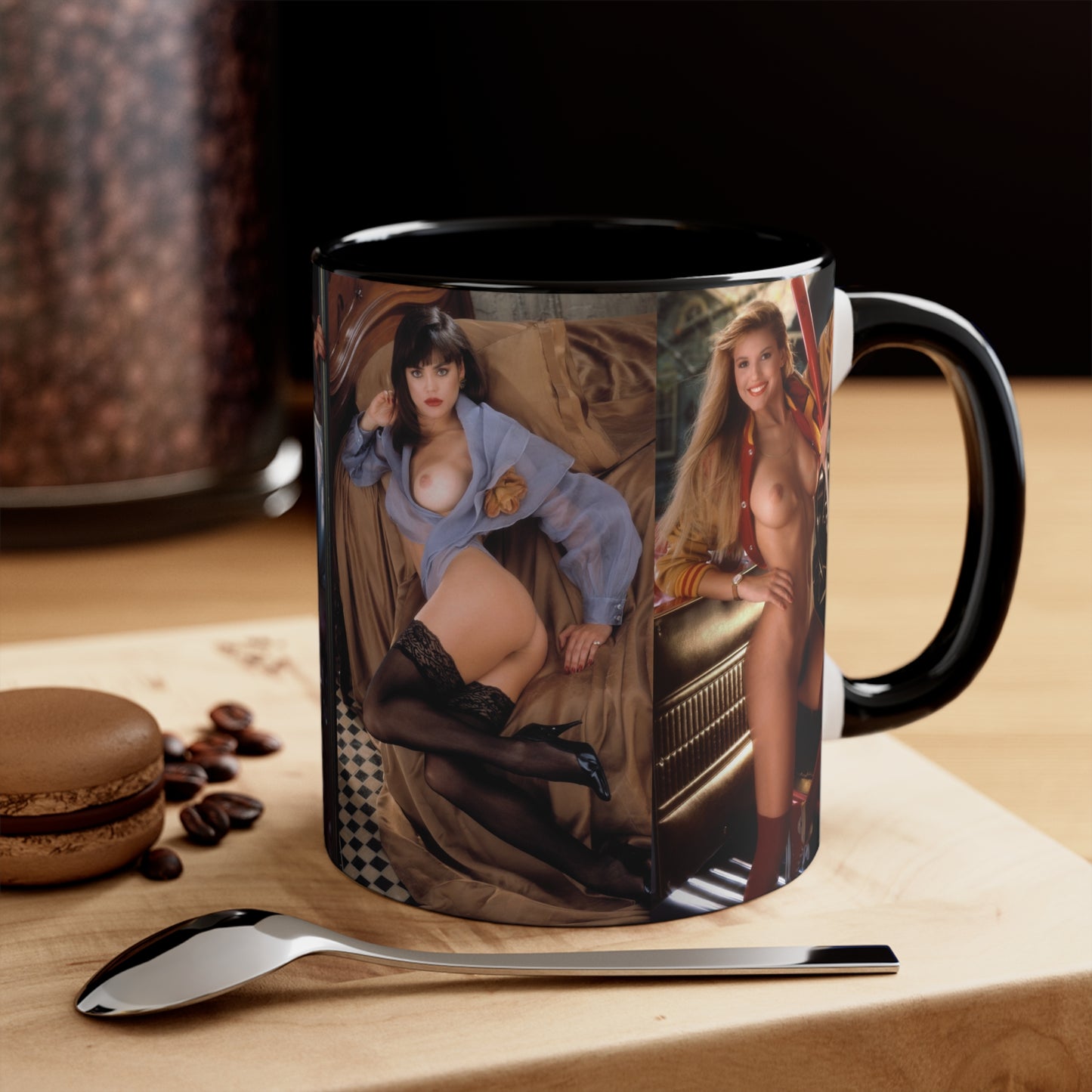 Accent Coffee Mug, 11oz Playboy Playmates 1990 January - April