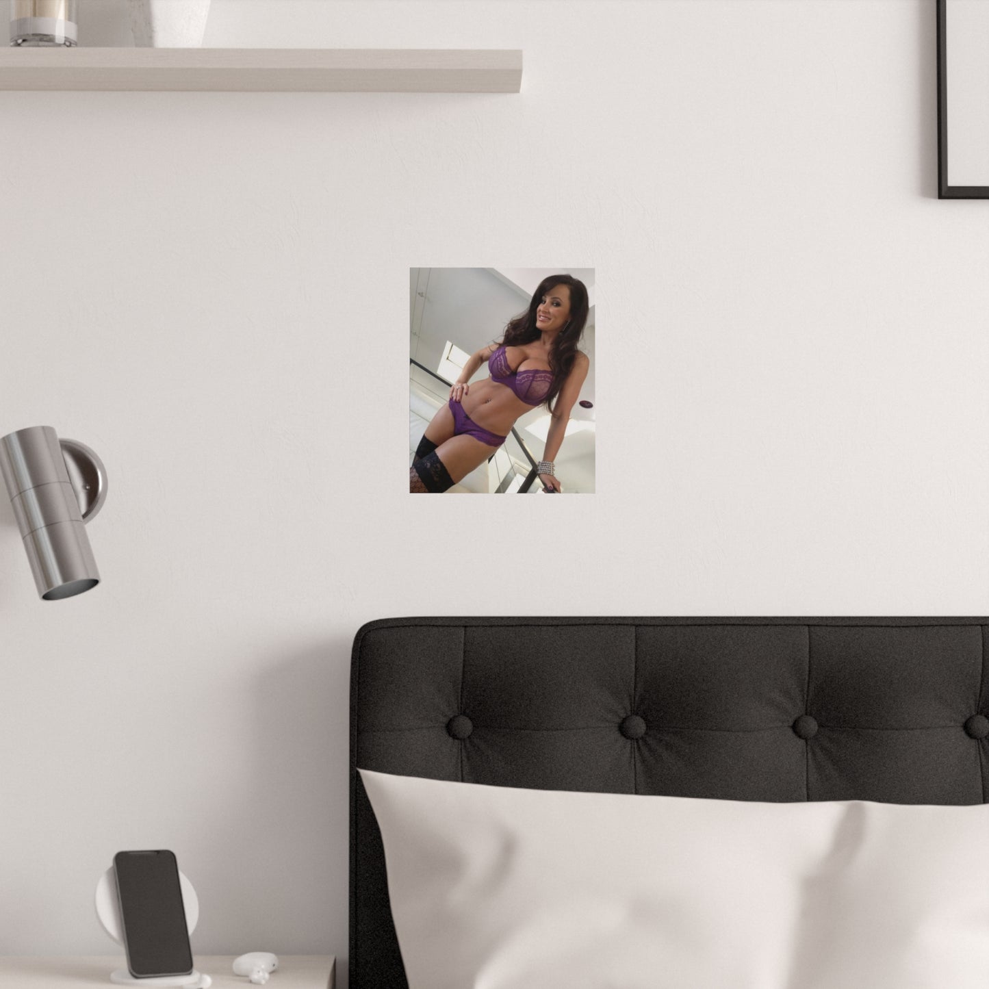 Satin Posters (210gsm) Lisa Ann Purple Lingerie