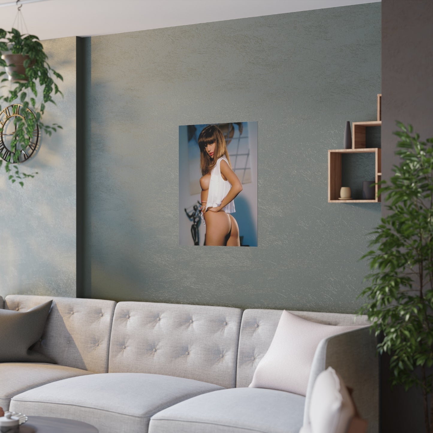 Satin Posters (210gsm) Pornstar Racquel Darrian Nude