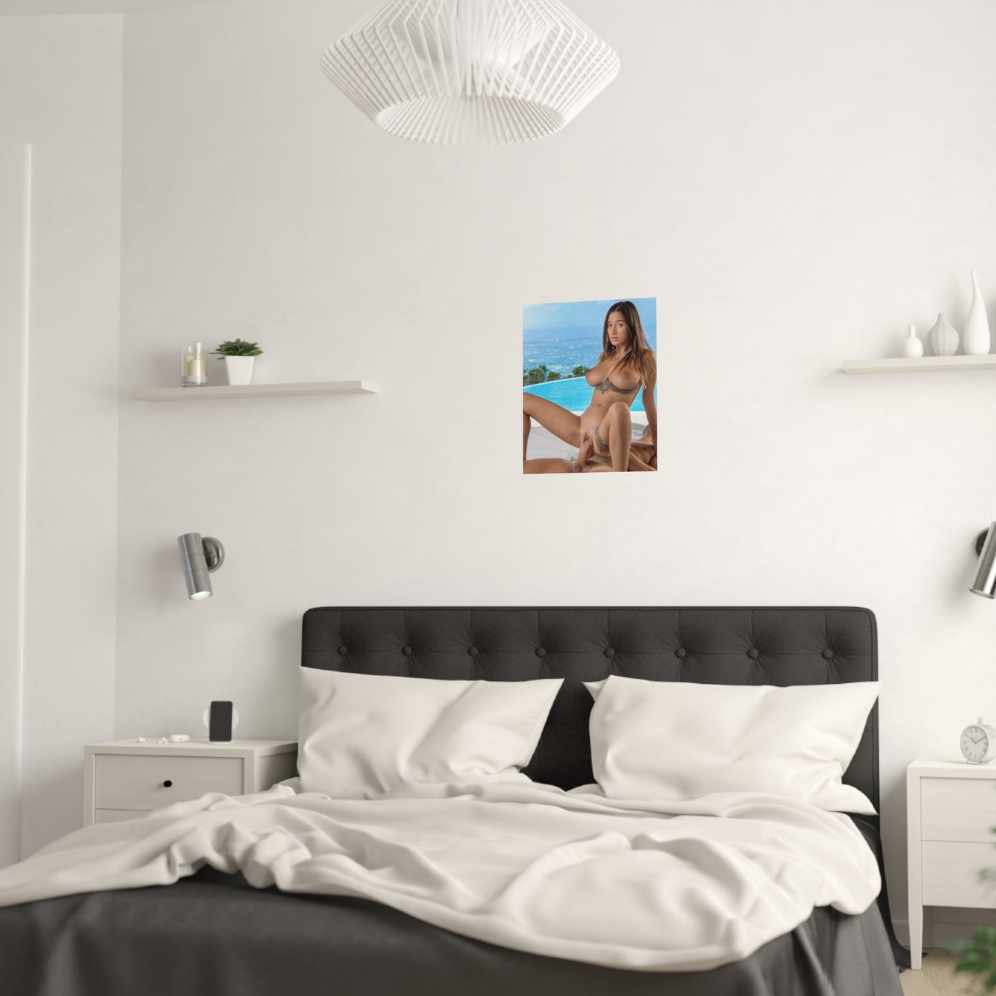 Satin Posters (210gsm) Natural Tits Liya Silver