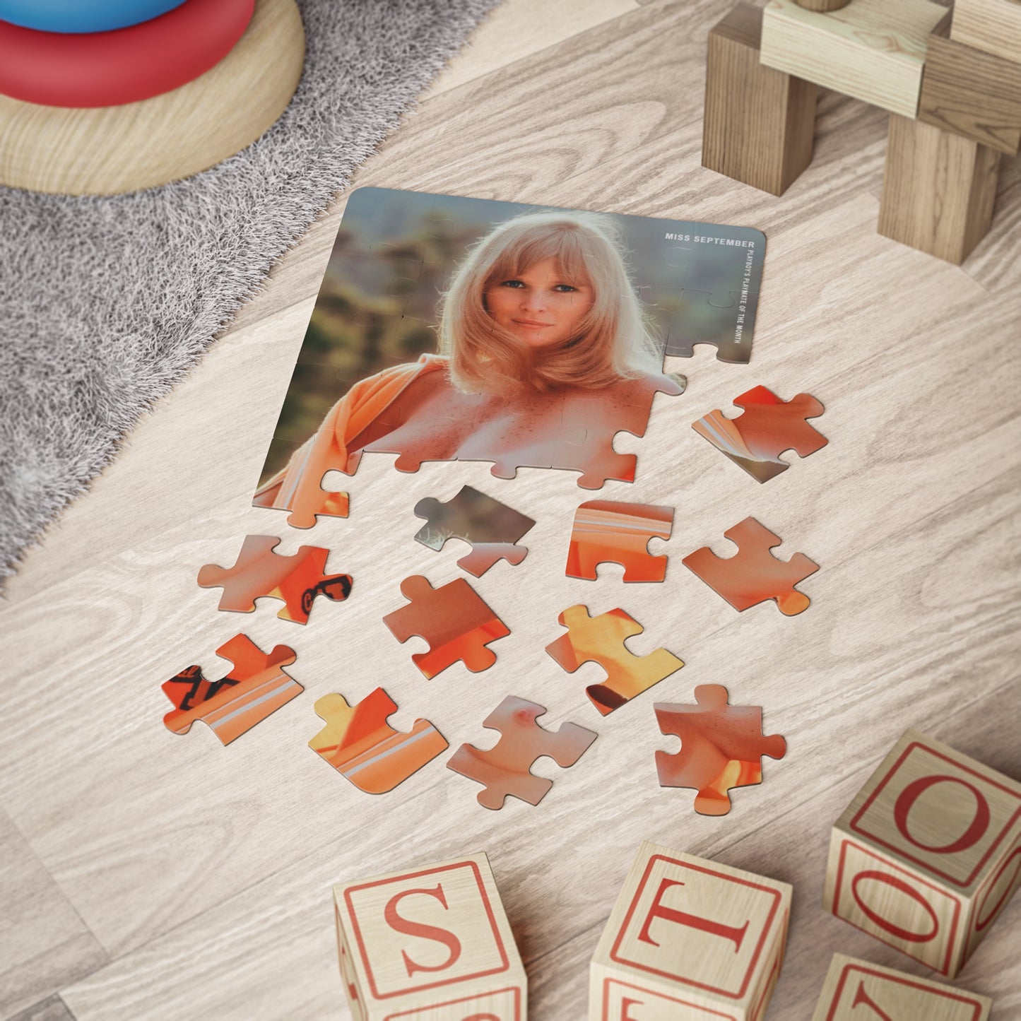 Puzzle, 30-Piece Playboy Playmate September 1973 Geri Glass