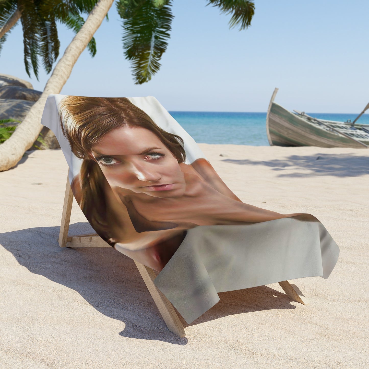 Beach Towel Target Practice Nude