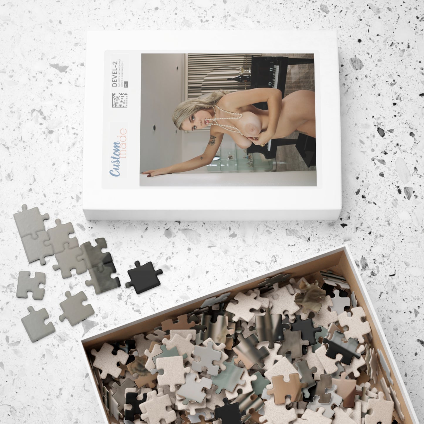 Puzzle (110, 252, 500, 1014-piece) Pet Gabbie Carter Nude #2