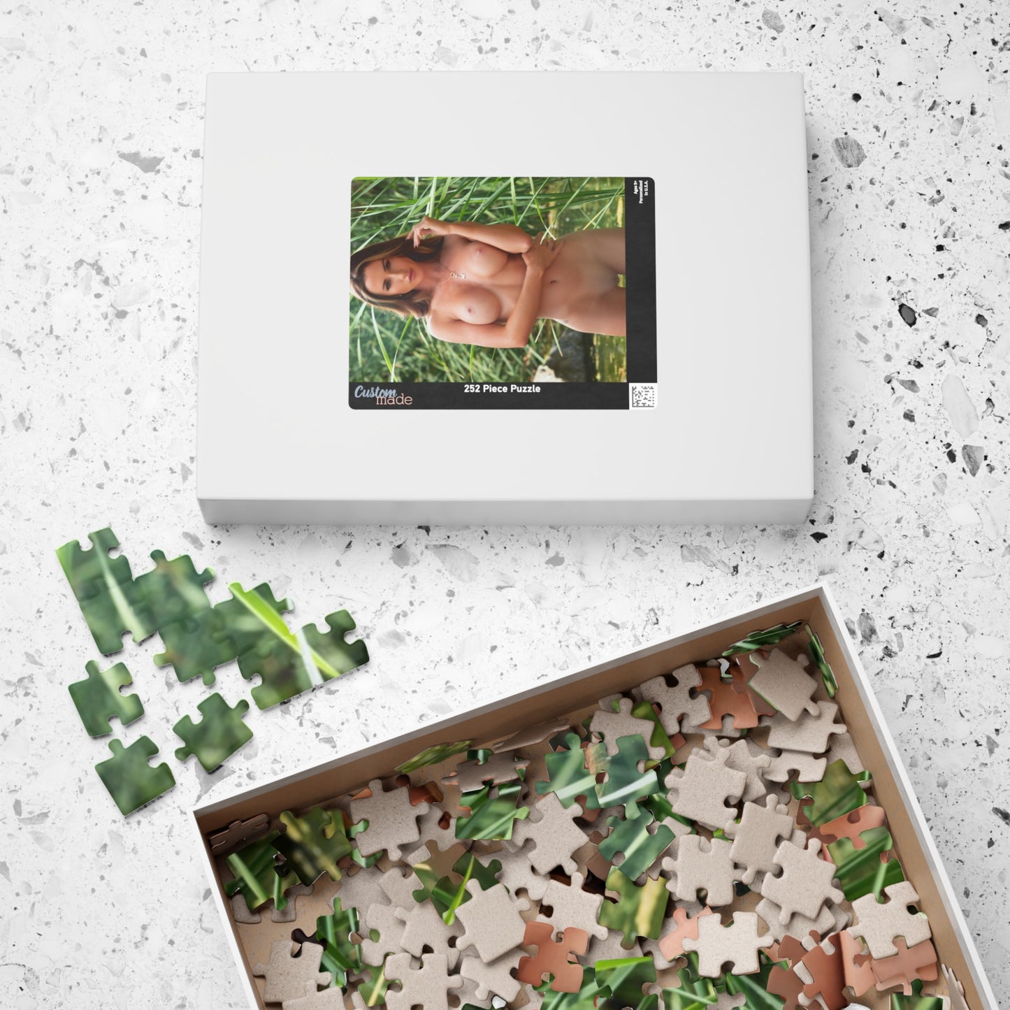 Puzzle (110, 252, 500, 1014-piece) Pet Hanna Carter Nude #2