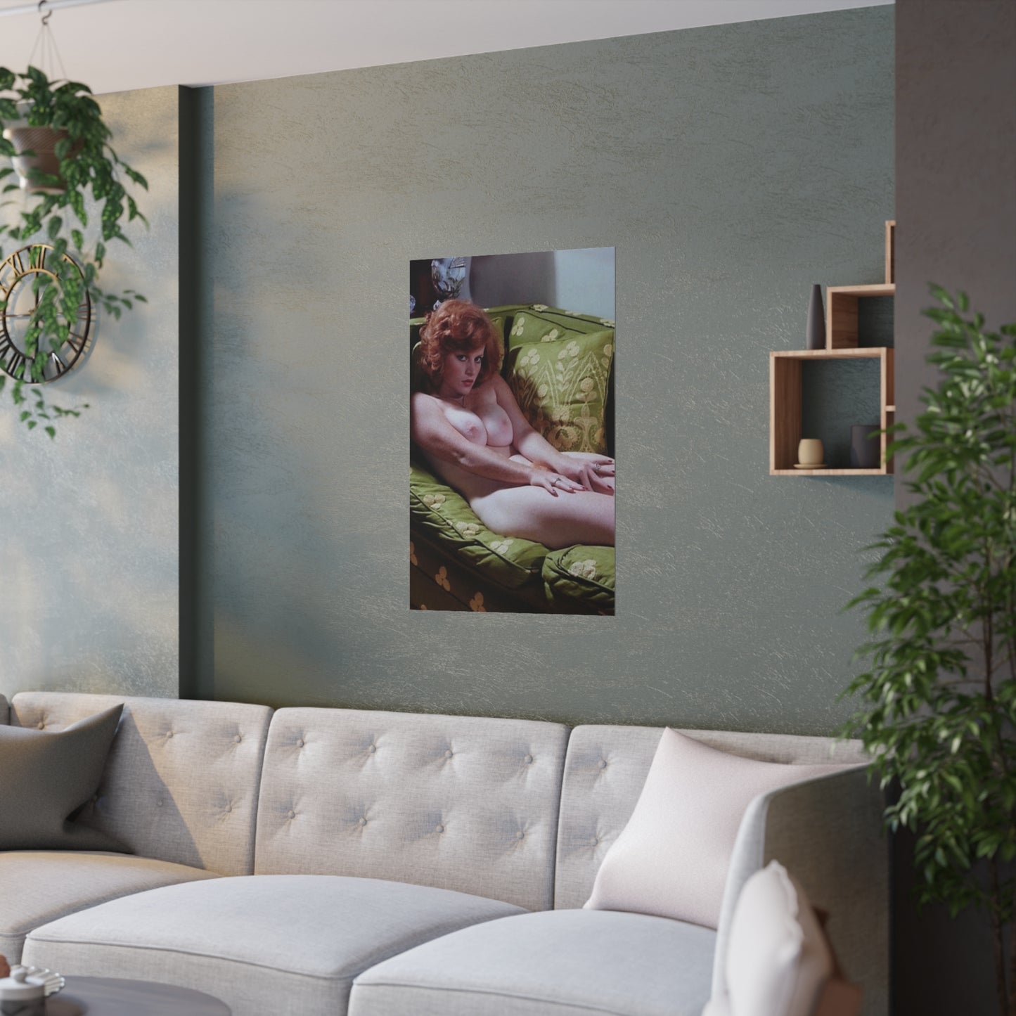 Satin Posters (210gsm) Retro Pornstar Lisa De Leeuw Nude