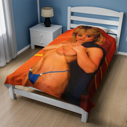 Velveteen Plush Blanket Samantha Fox Nude