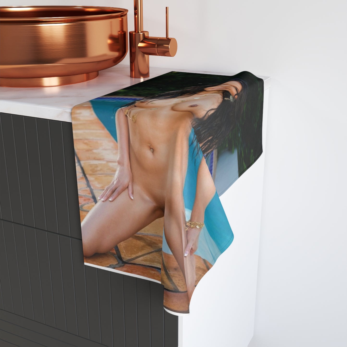 Hand Towel Penthouse Pet November 2009 Yumi Kai Nude