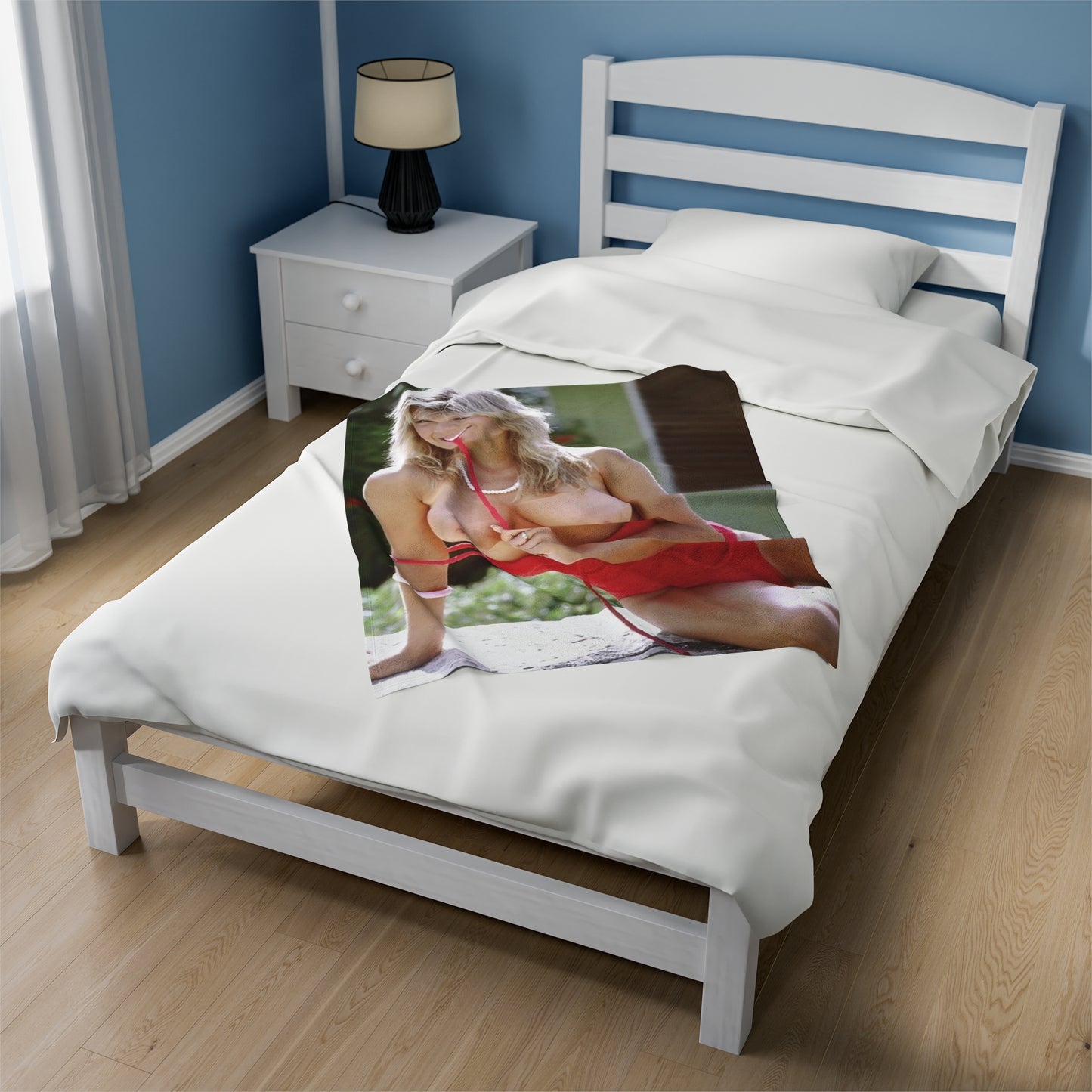 Velveteen Plush Blanket Samantha Fox Nude