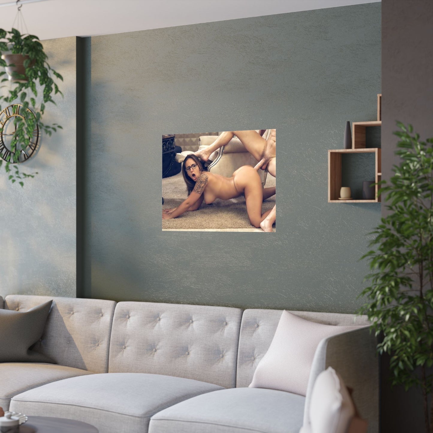Satin Posters (210gsm) Layla London Ryan Madison Scene from Morning Joe 3