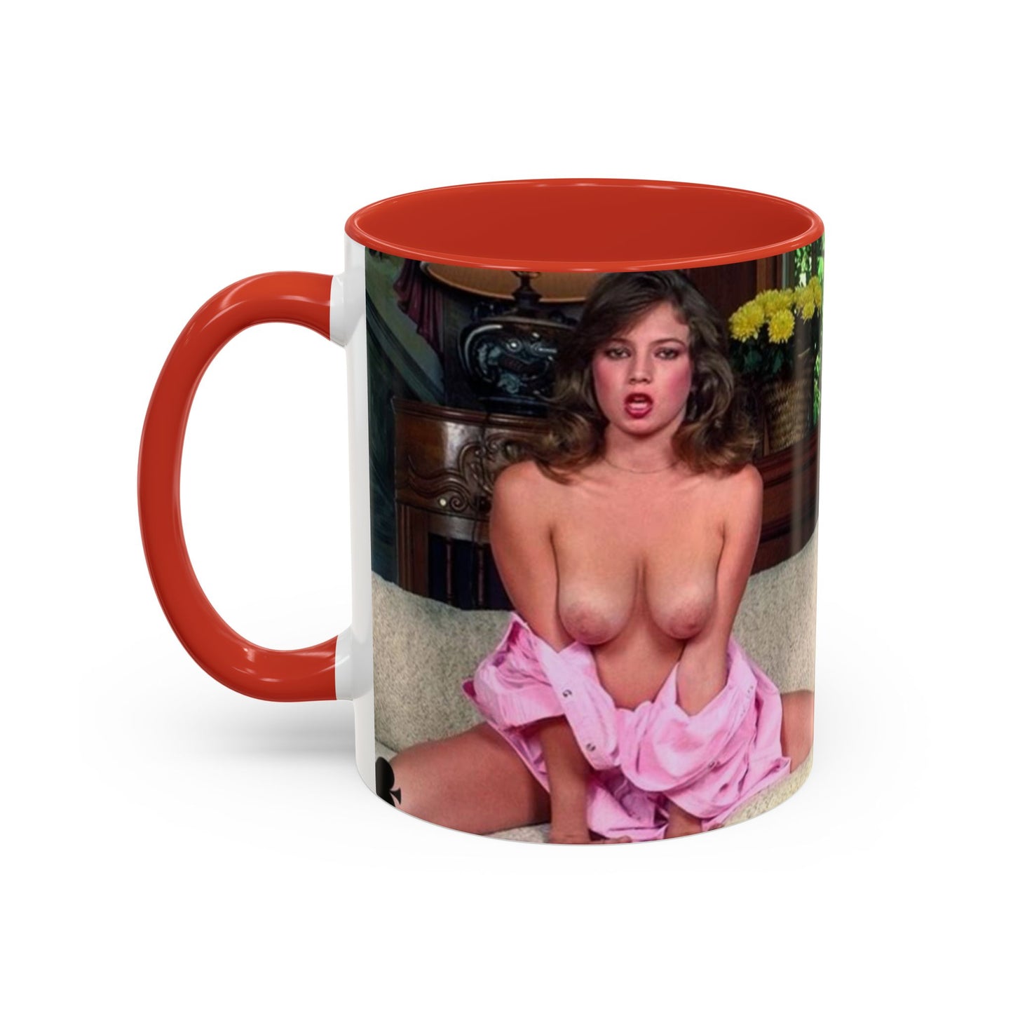 Accent Coffee Mug (11, 15oz) Traci Lords Nude Porn Retro