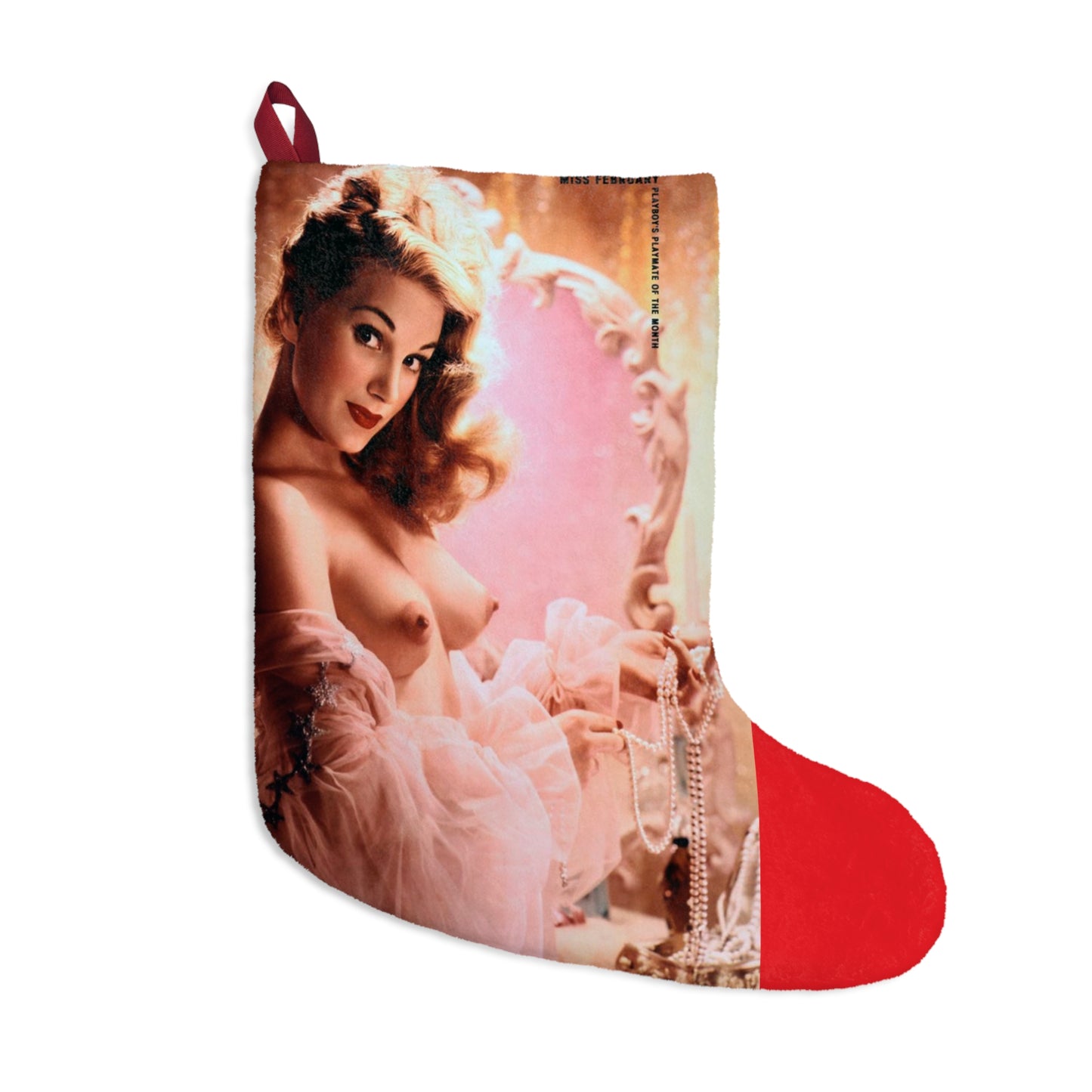Christmas Stockings Playboy Playmate February 1954 Margaret Scott