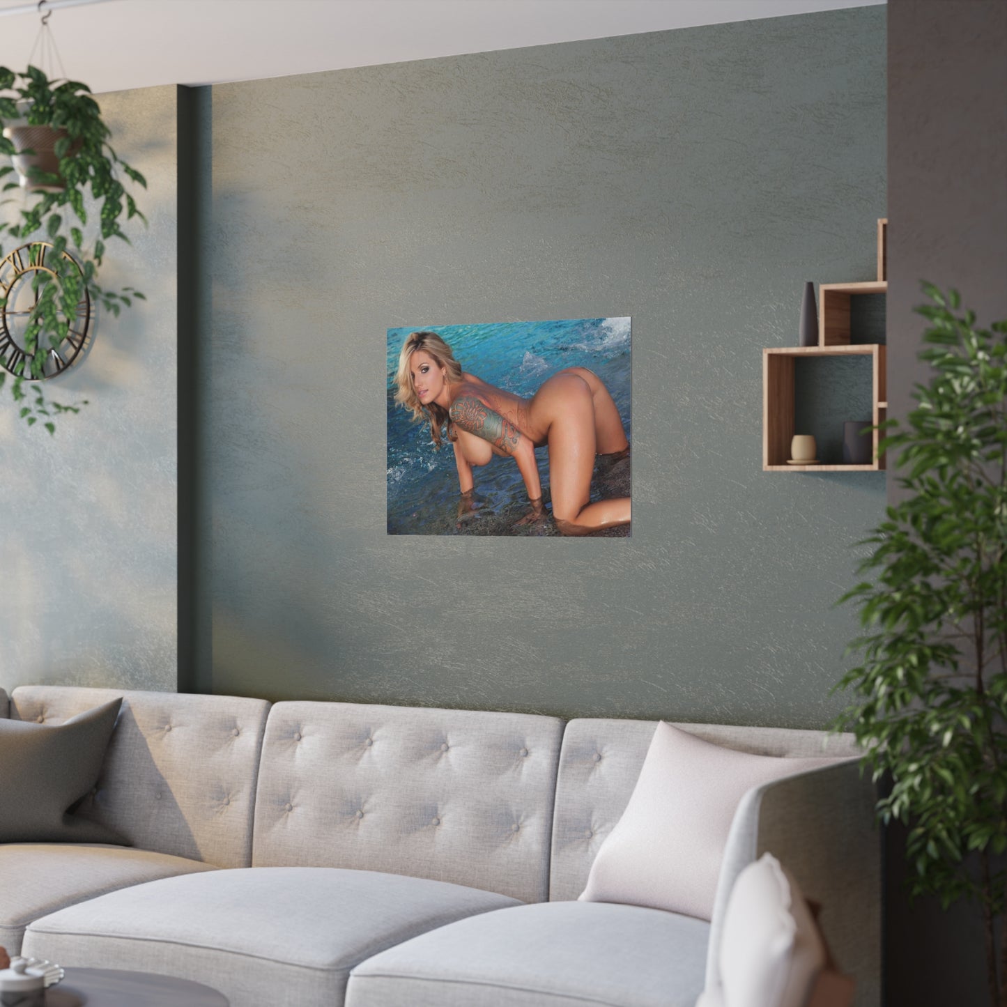 Satin Posters (210gsm) Pornstar Teagan Presley Nude