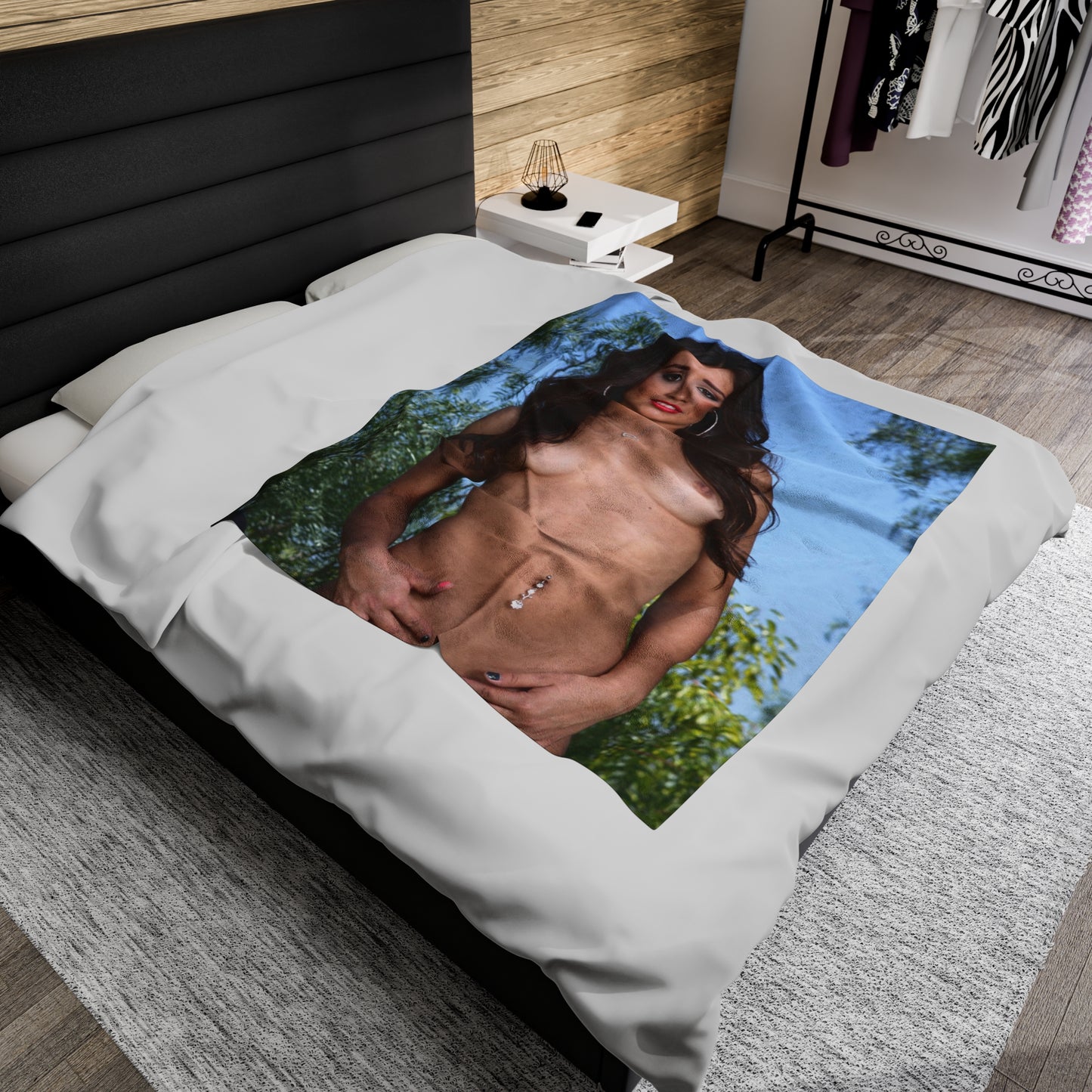 Velveteen Plush Blanket Porn Star Jynx Maze Nude