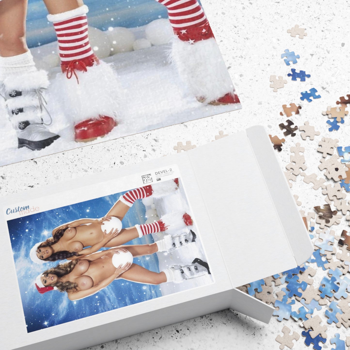 Puzzle (110, 252, 500, 1014-piece) Christmas Pornstars Nude