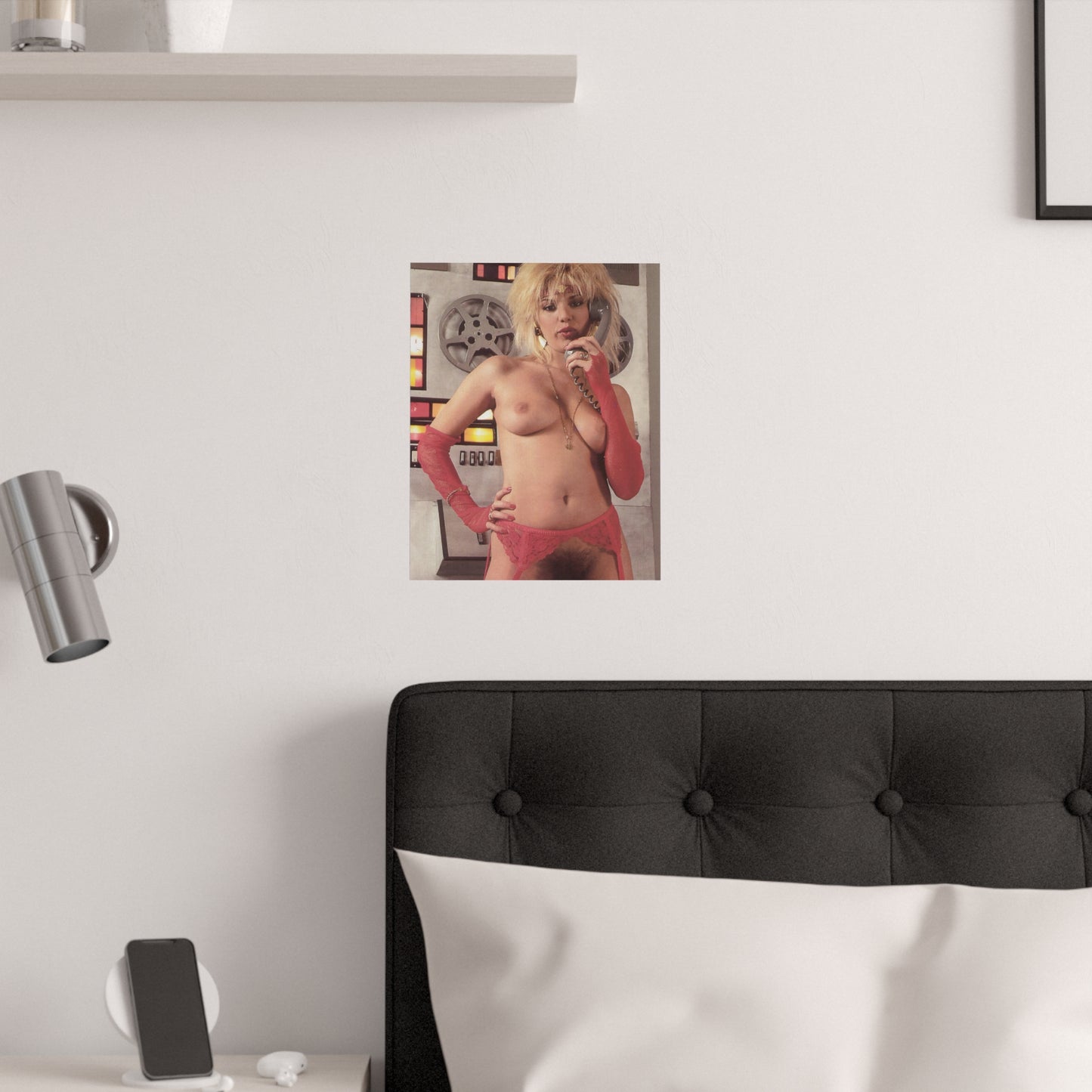 Satin Posters (210gsm) Retro French Porn Star Marilyn Jess