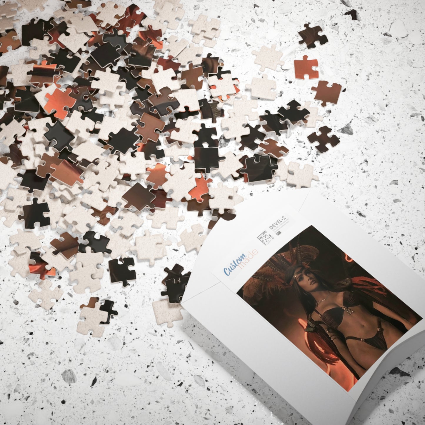 Puzzle (110, 252, 520, 1014-piece) Salma Hayek Dusk til Dawn