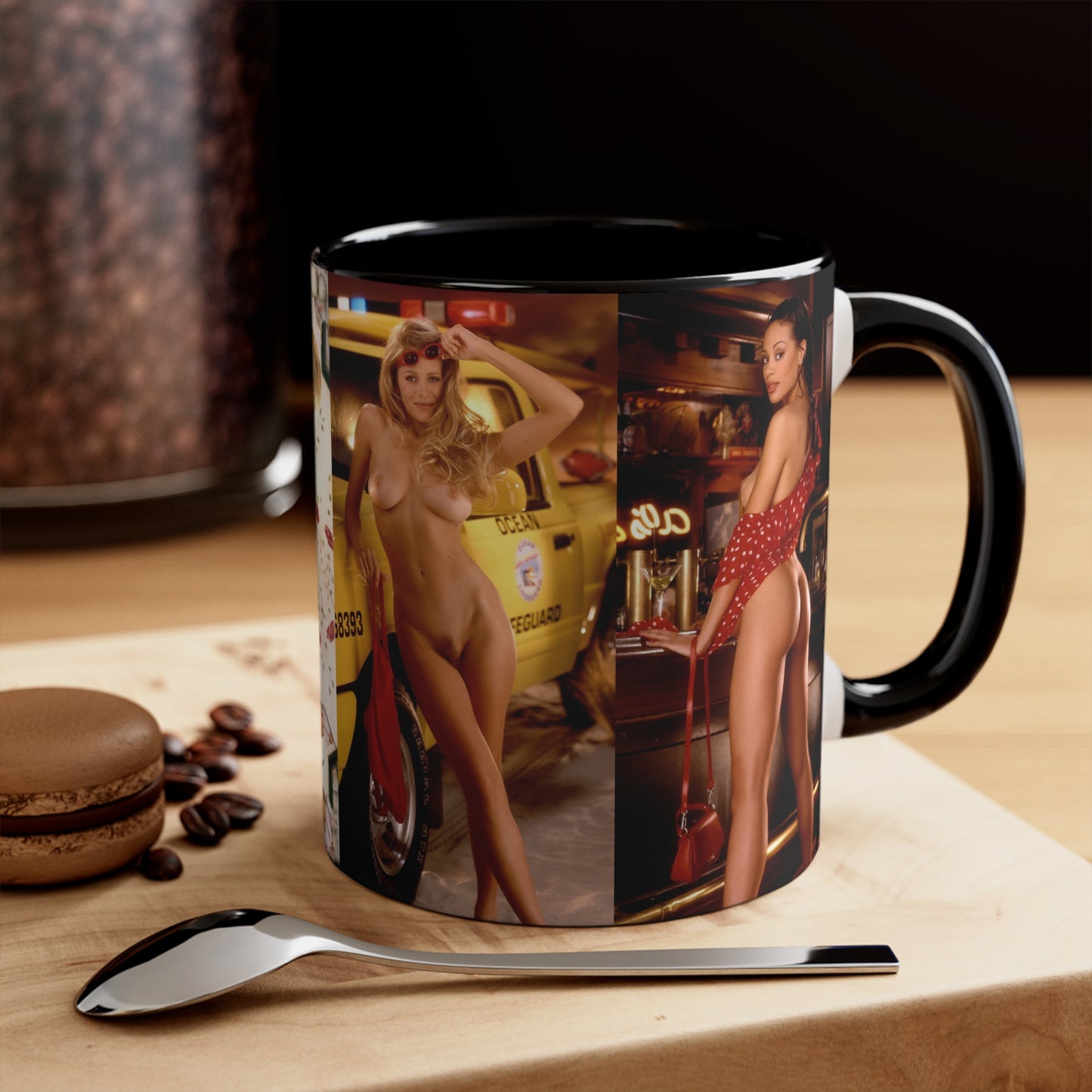 Accent Coffee Mug, 11oz Playboy Playmates 1998 January - April