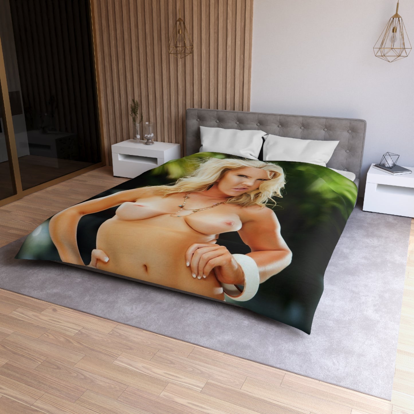 Microfiber Duvet Cover Penthouse Pet September 2012 Ainsley Addison