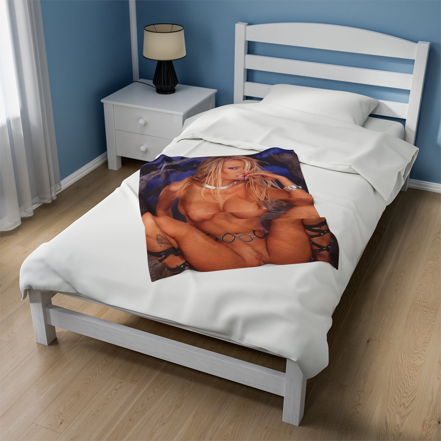 Velveteen Plush Blanket Pornstar Jenna Jameson Nude